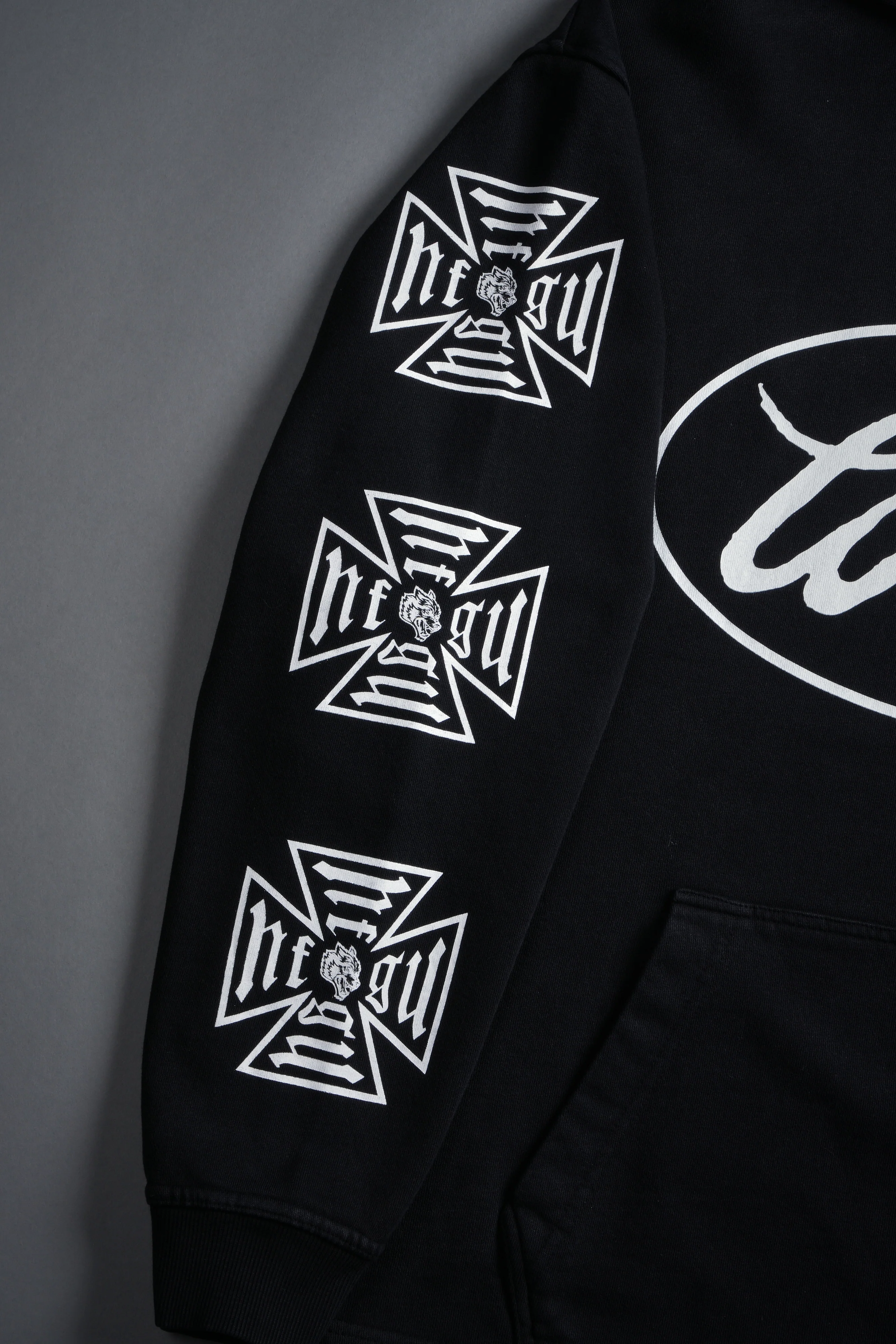 True to Our Core "Moaty" Hoodie in Black Drift Wash - Image 12