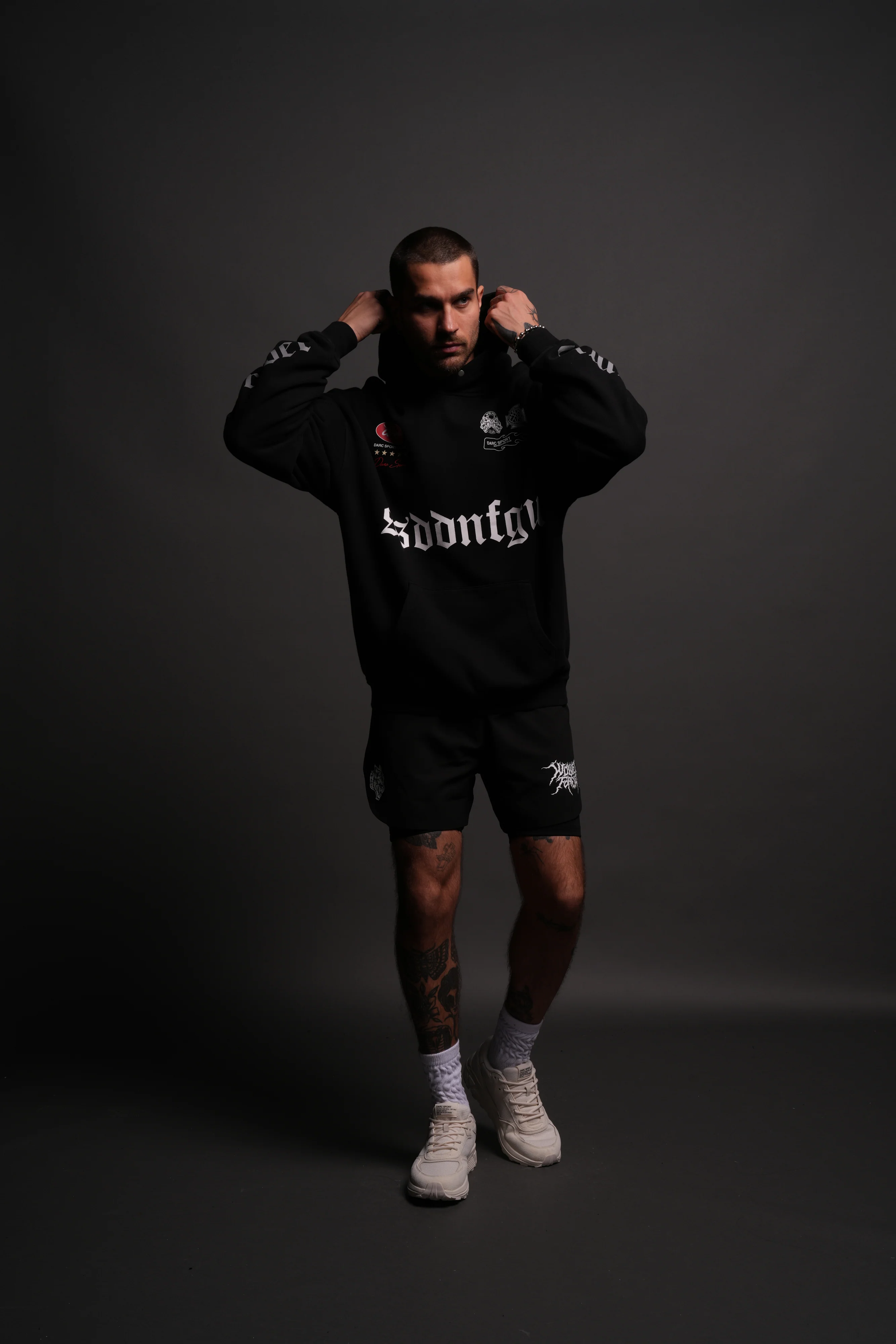 Us Forever "Pierce" Hoodie in Black - Image 4