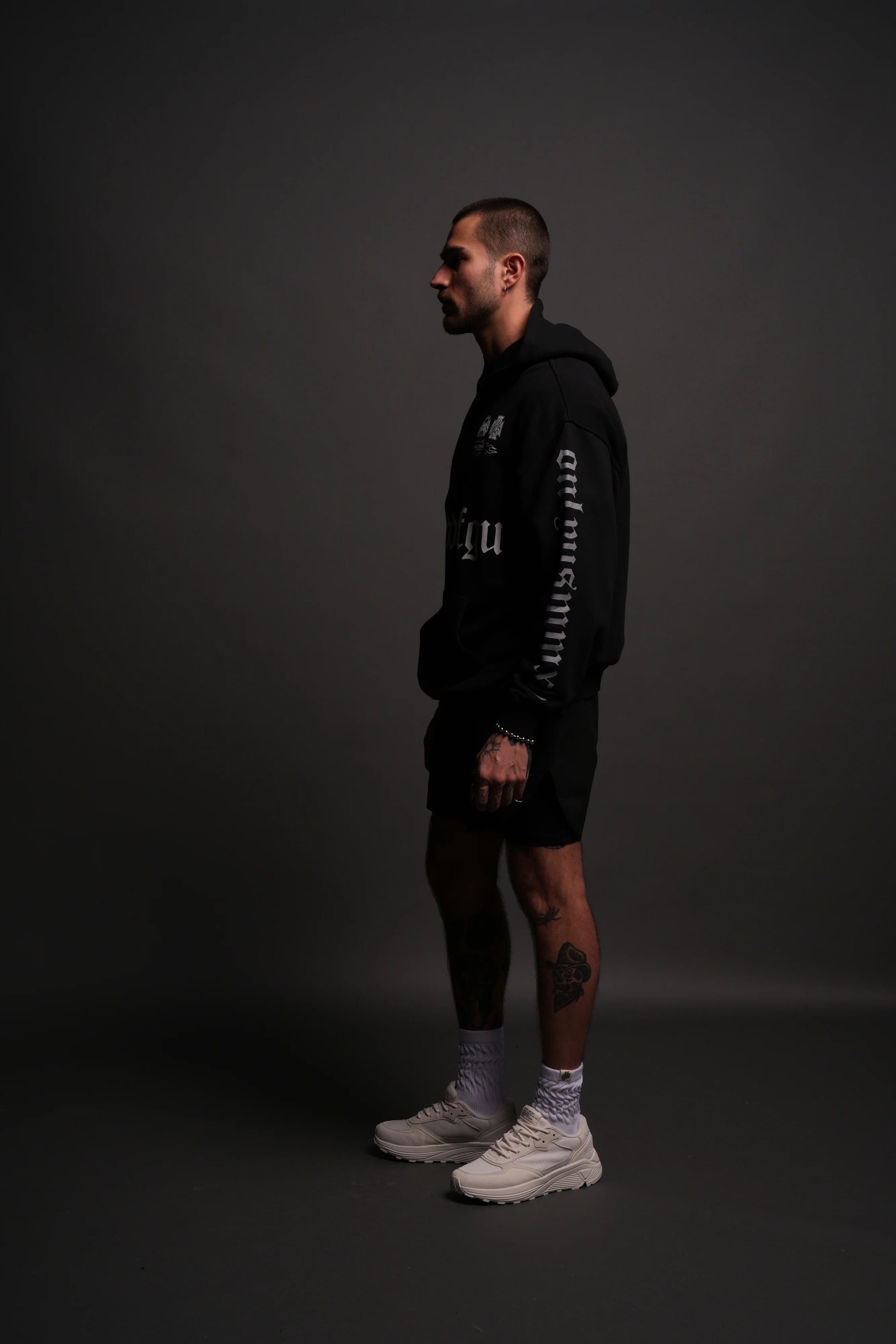 Us Forever "Pierce" Hoodie in Black - Image 6