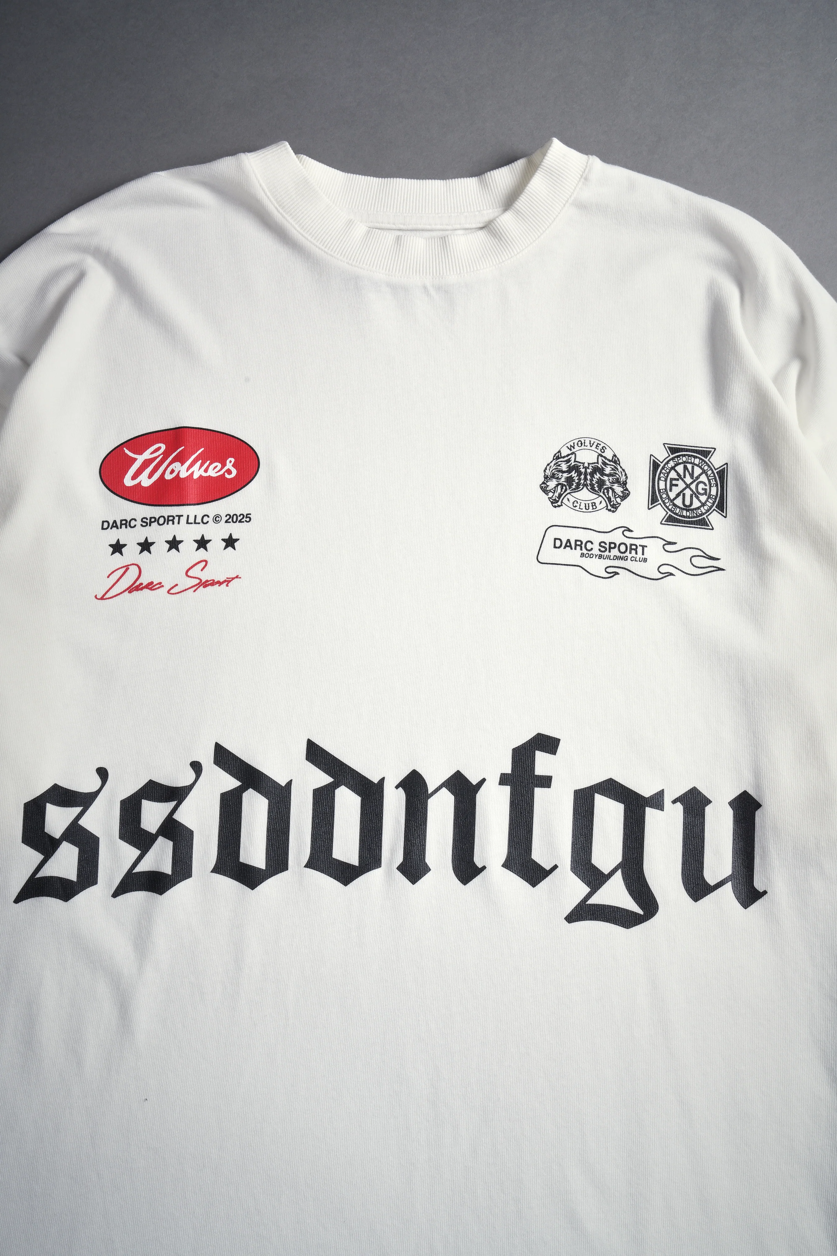 Us Forever "Premium" Oversized Tee in Cream - Image 5
