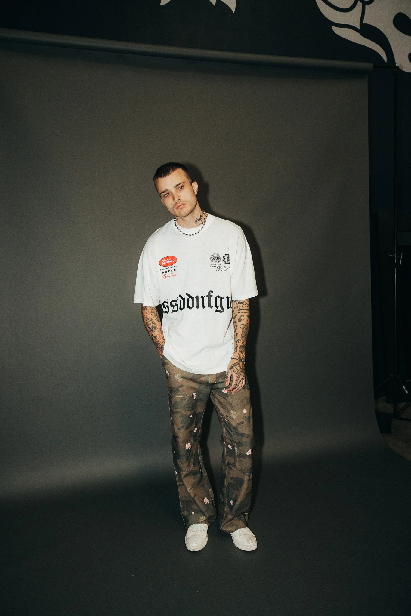 Us Forever "Premium" Oversized Tee in Cream - Image 7