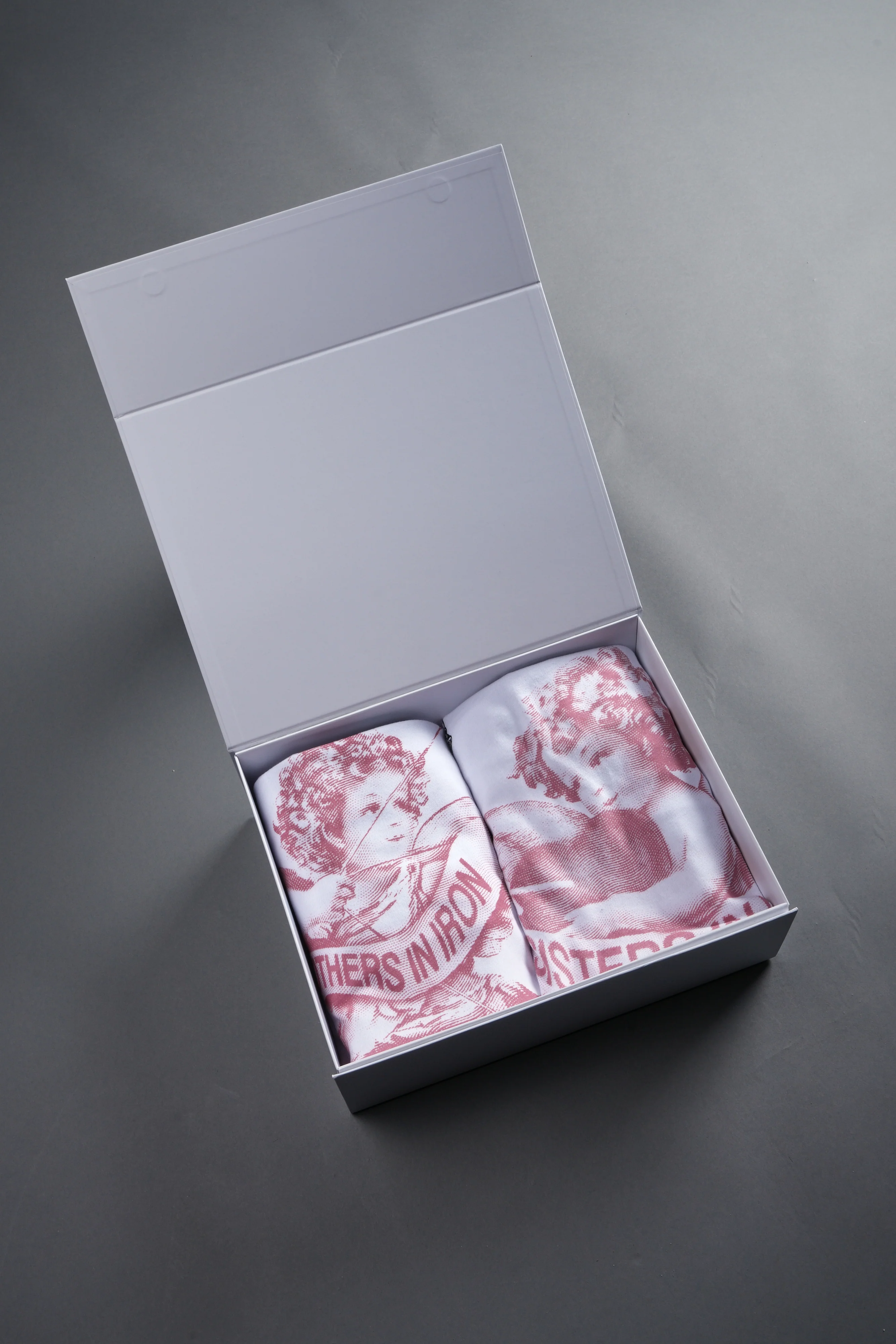 Valentine's Day "Side-By-Side" Tee Box Set in White - Image 4