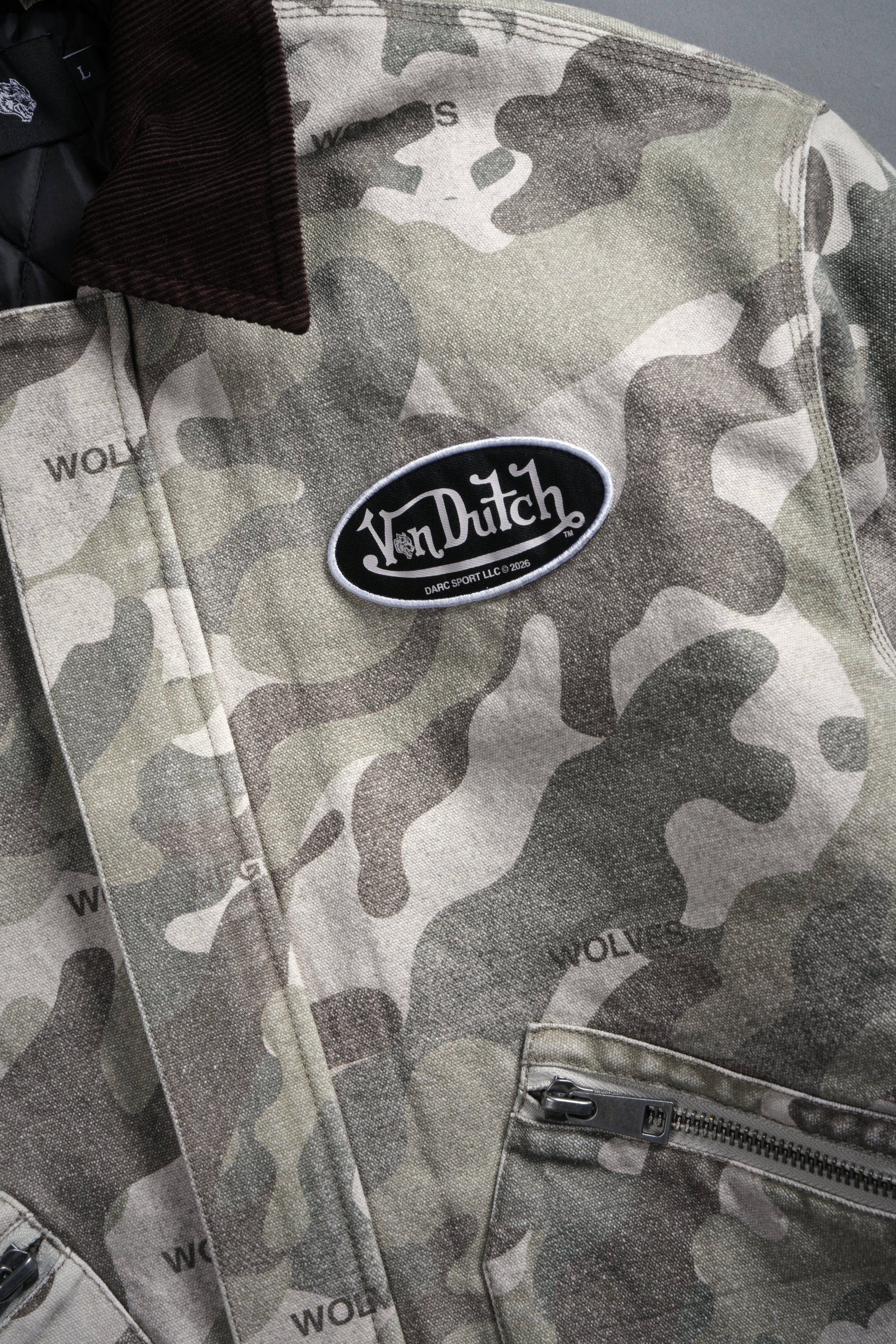 VD Chopper Earl Jacket in DSVD Green Camo - Image 8