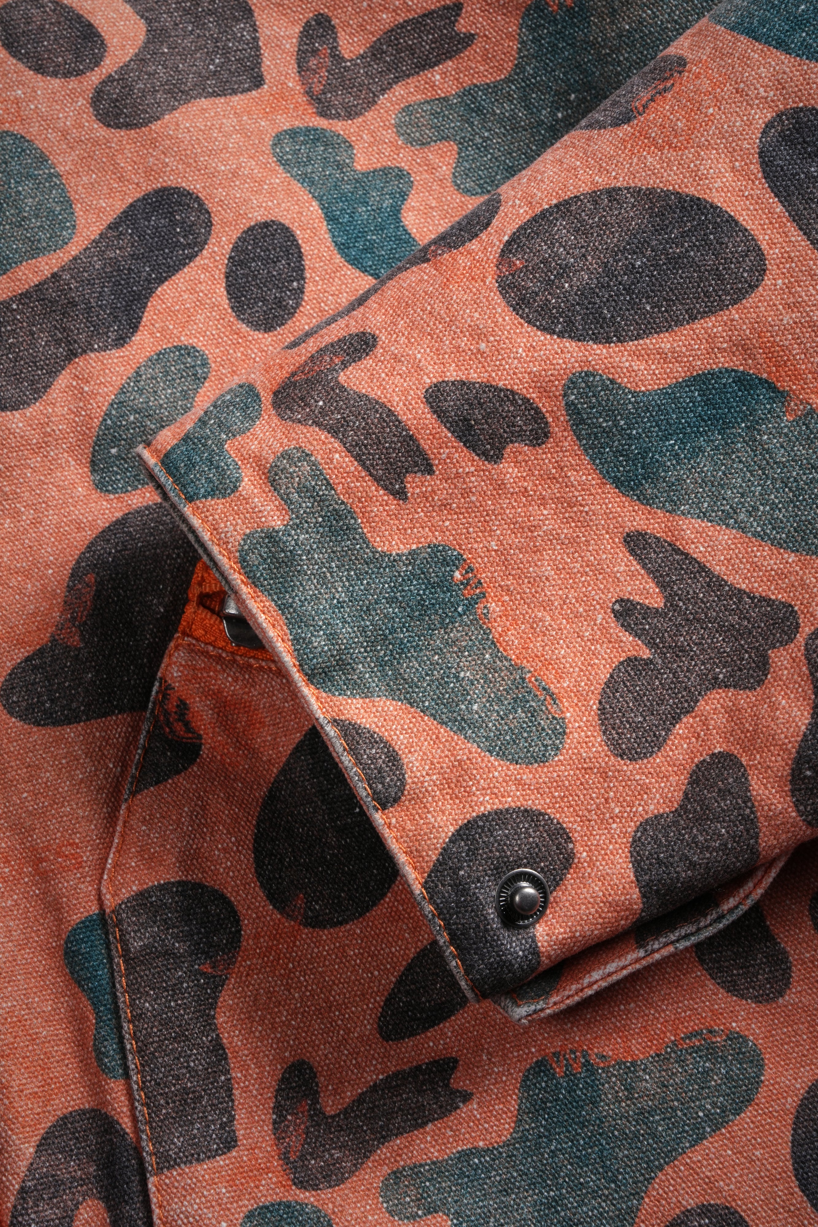 VD Chopper Earl Jacket in DSVD Orange Spot Camo - Image 19