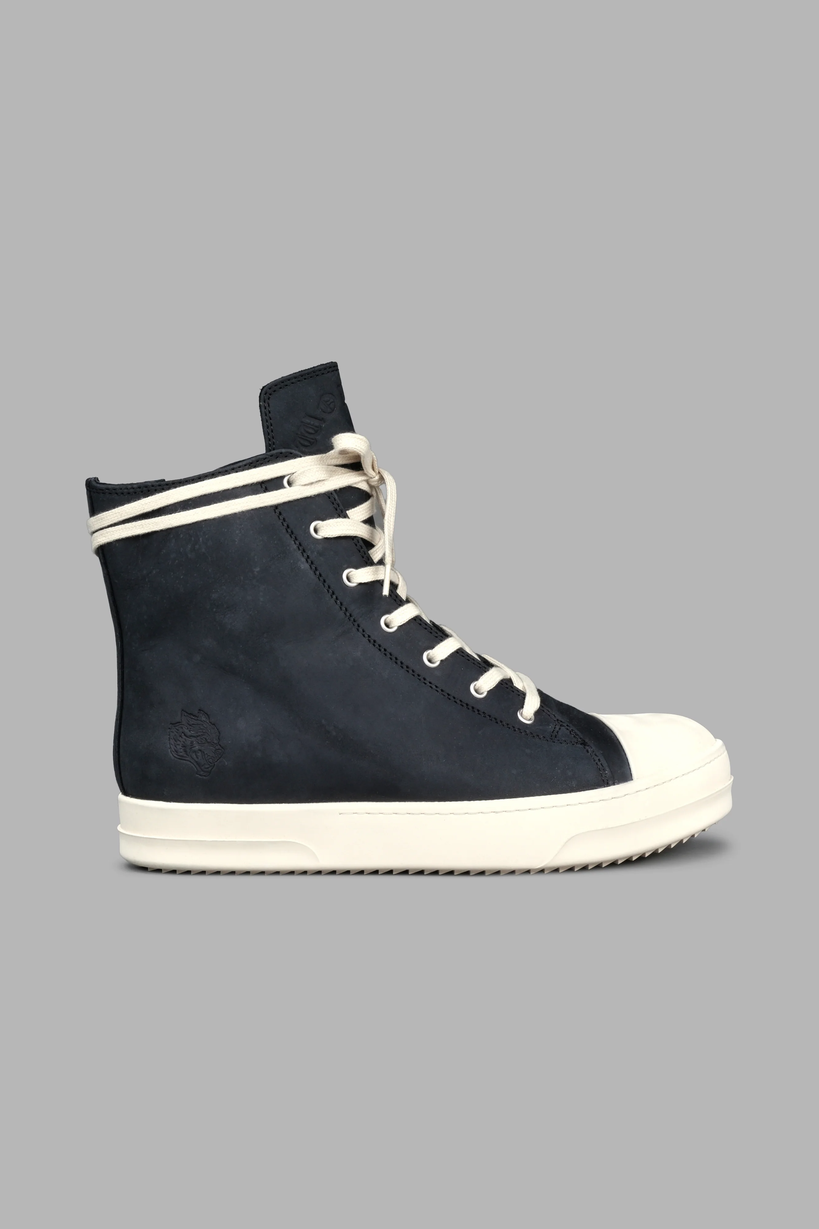 Venice High Top Shoe in Black/Cream - Image 3