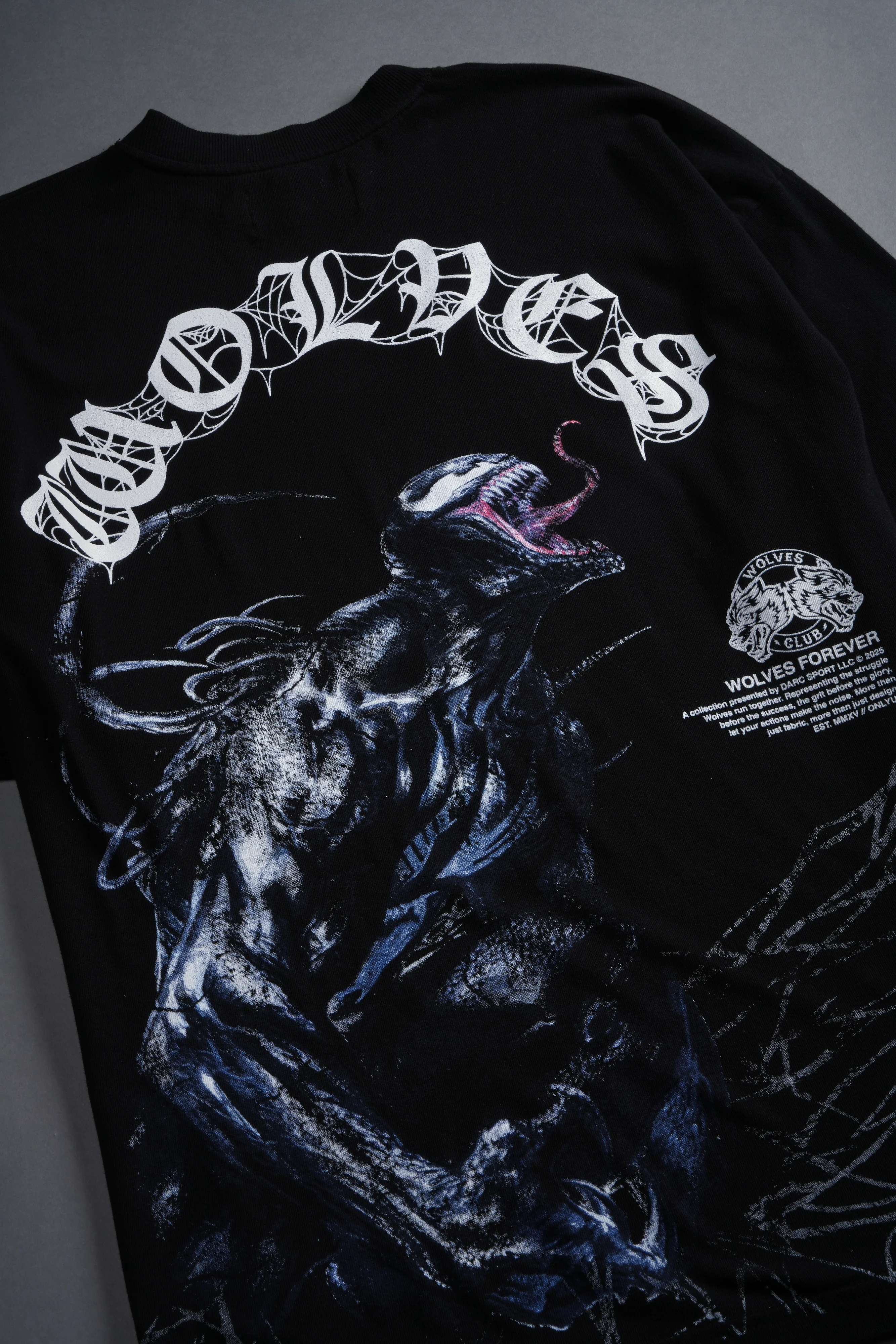 Venom Chopper Premium Oversized Tee in Black - Image 4