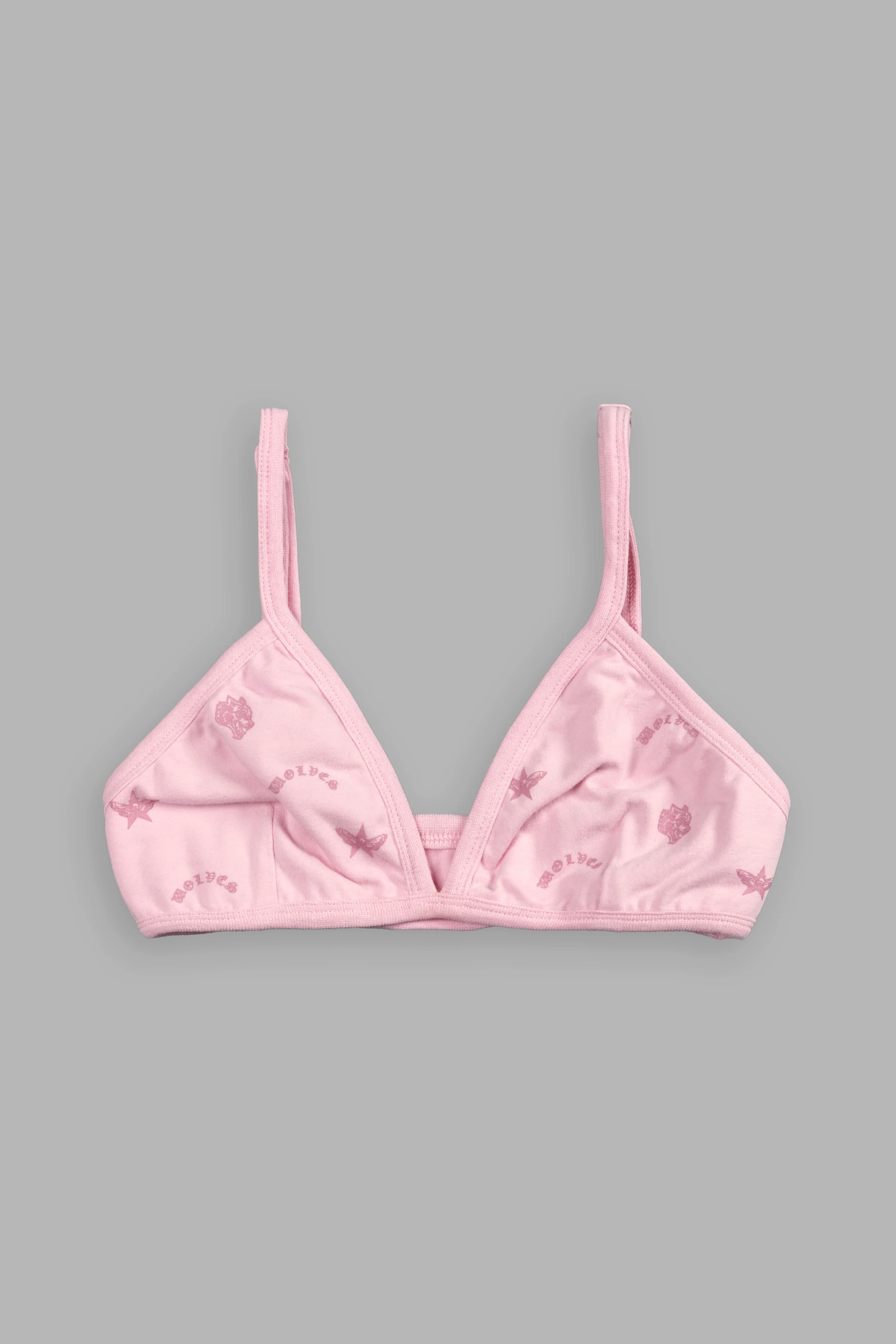Verona Noir "Eva" Triangle Bralette in Flush Pink - Image 6