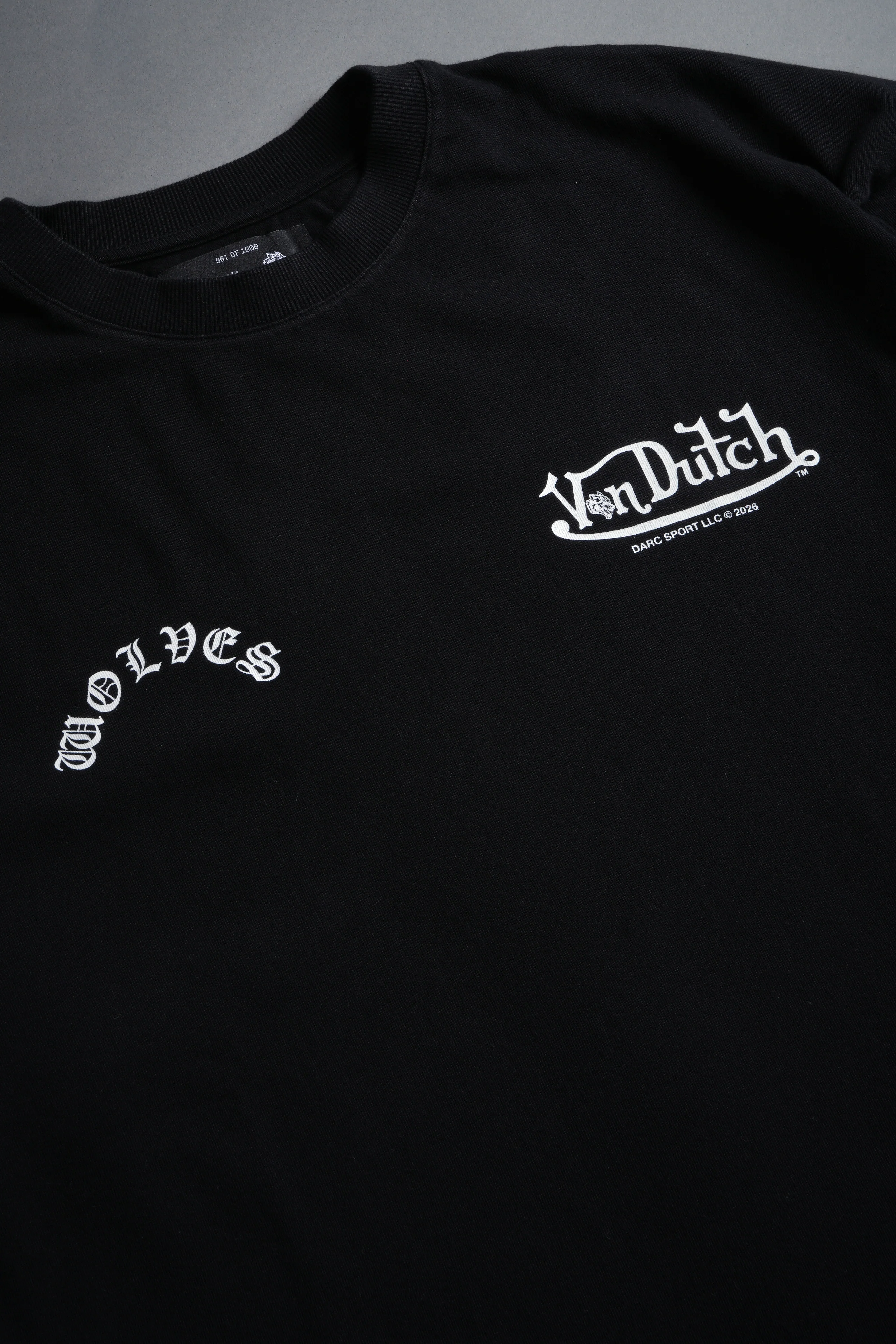 Von Darc Premium Oversized Tee in Black - Image 9