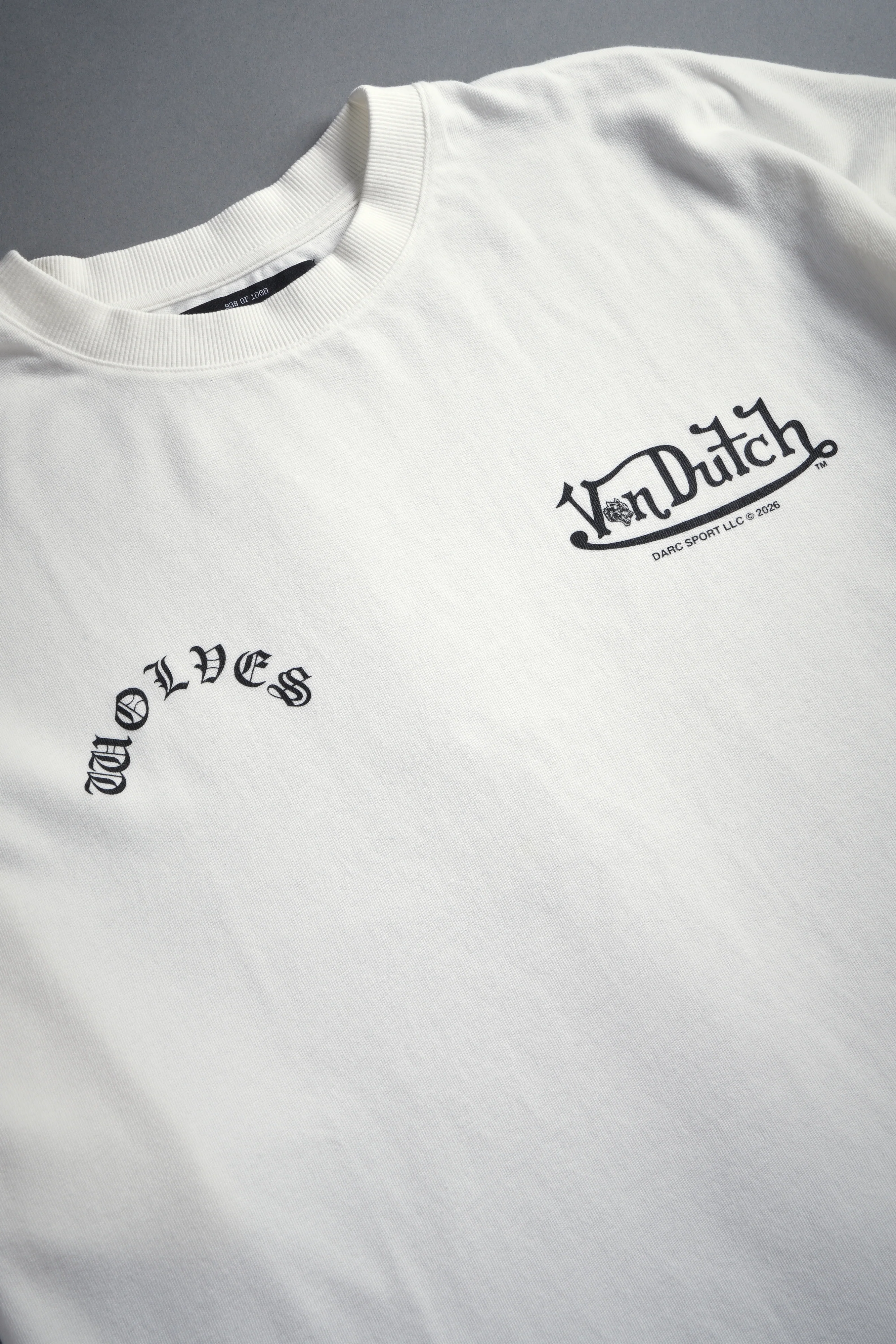 Von Darc Premium Oversized Tee in Cream - Image 7