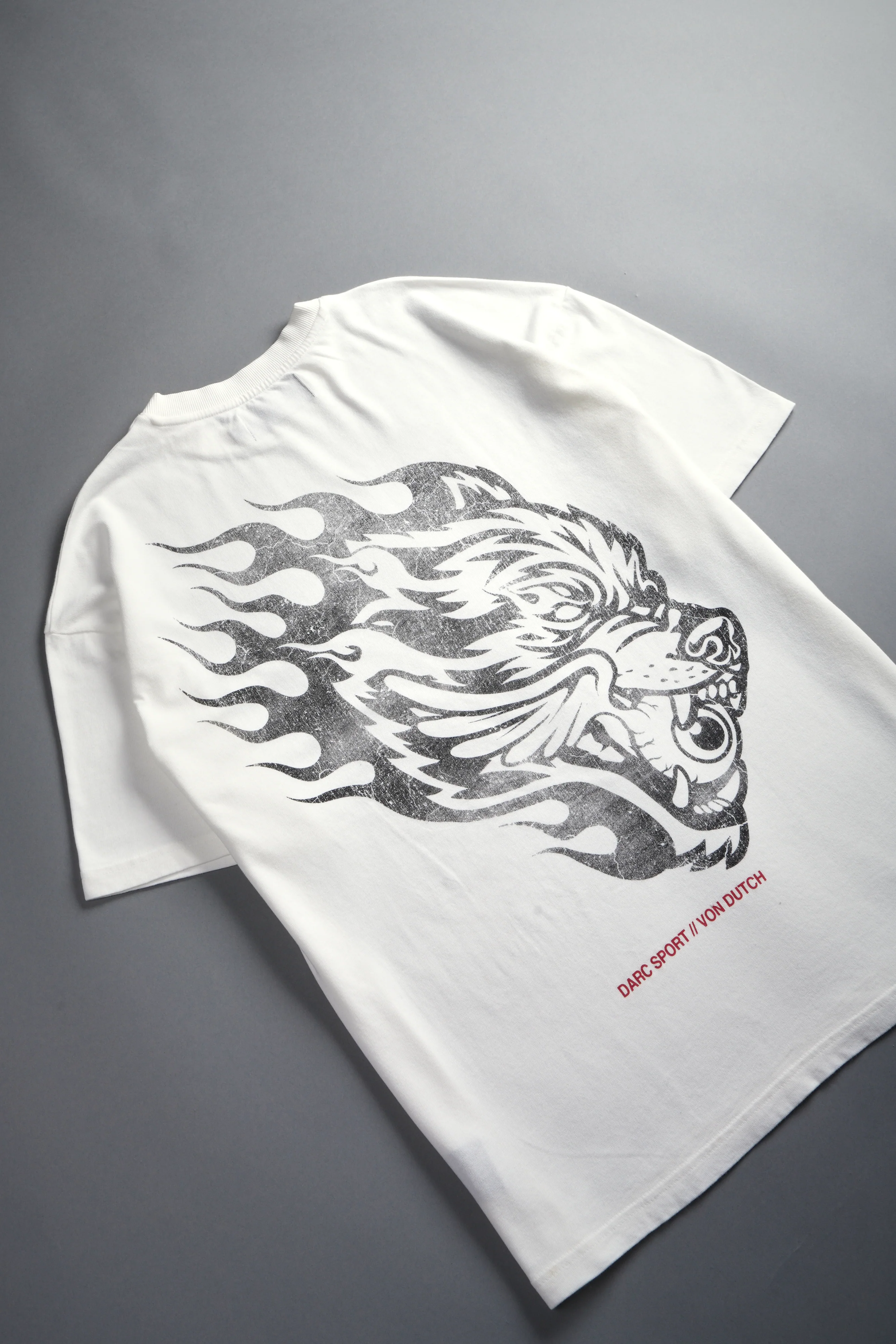 Von Darc Premium Oversized Tee in Cream - Image 8