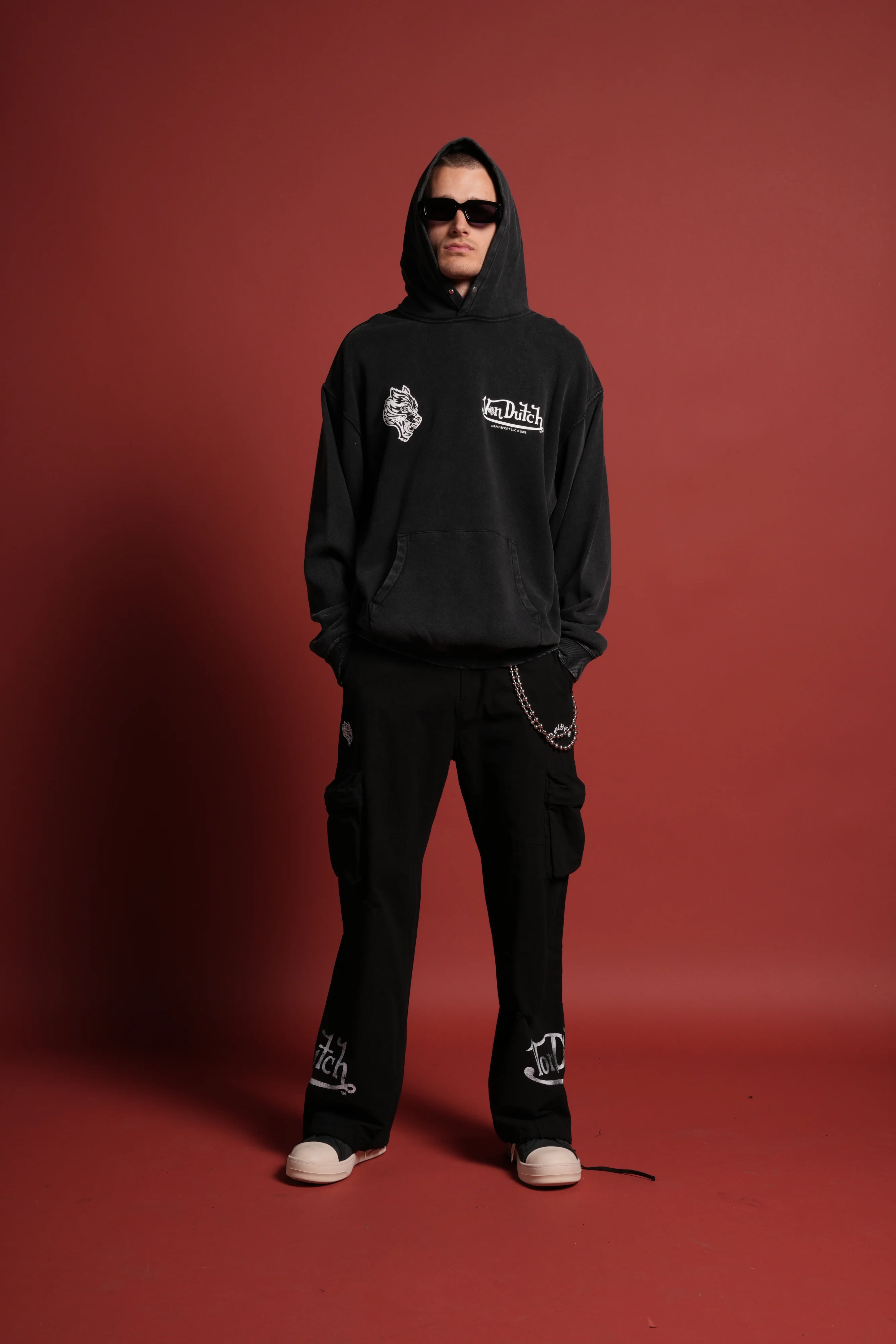 Von Wild Unisex "Pierce" Hoodie in Black - Image 11