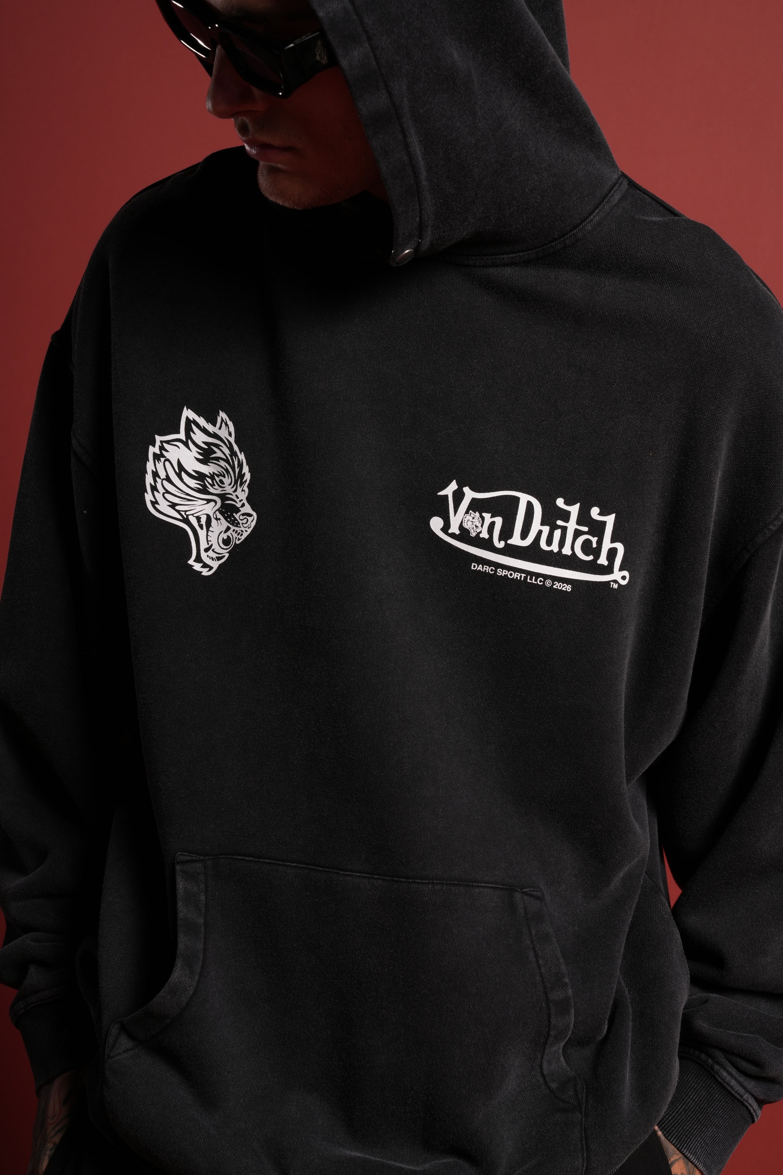 Von Wild Unisex "Pierce" Hoodie in Black - Image 12