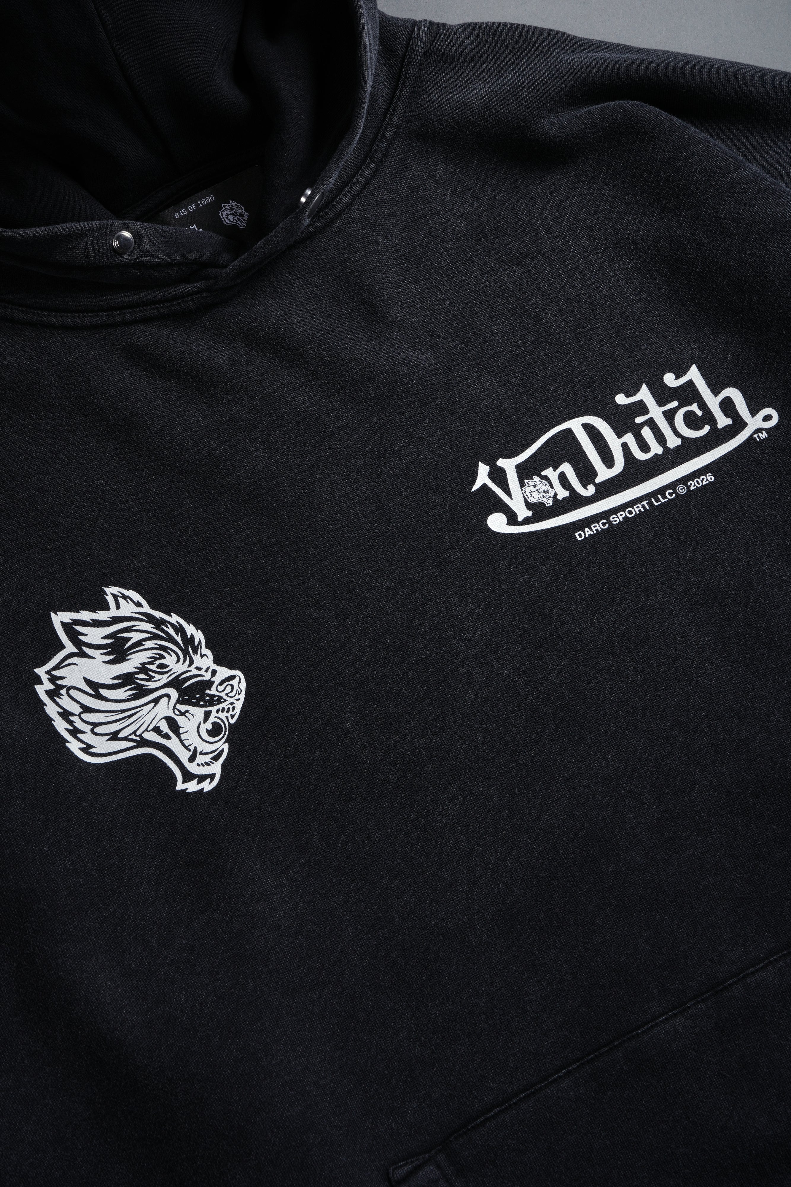Von Wild Unisex "Pierce" Hoodie in Black - Image 14