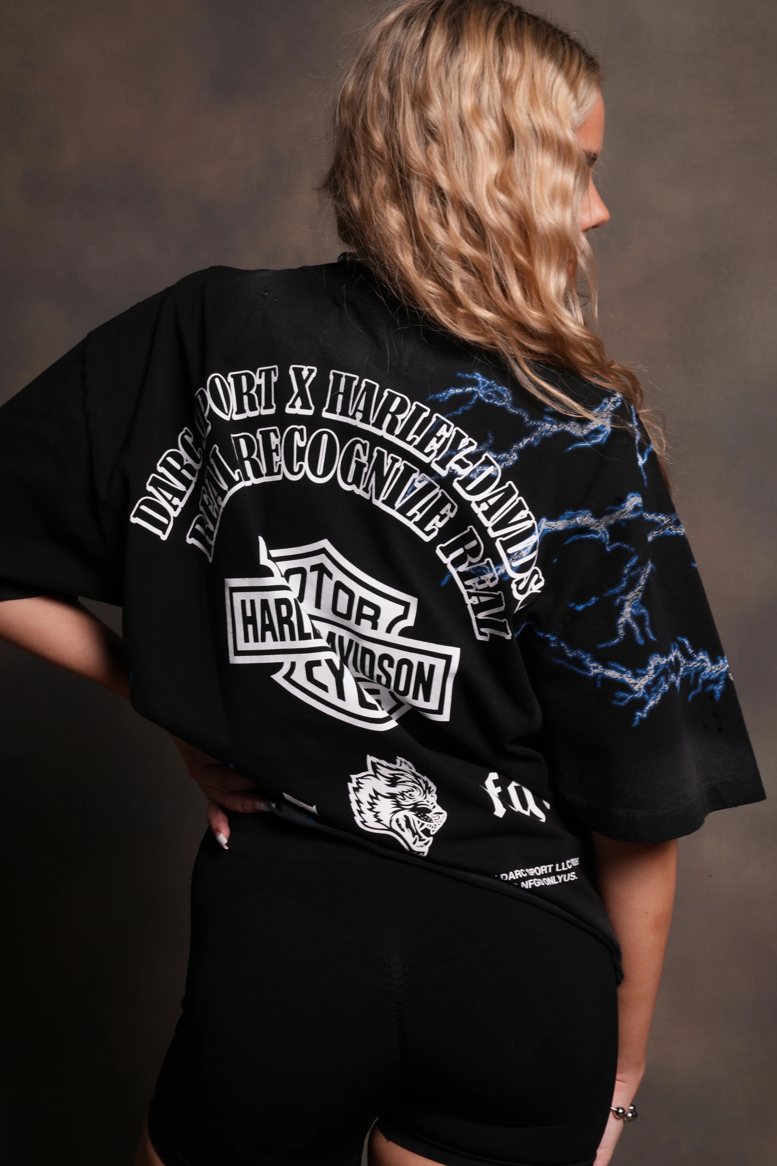 We Were Never the Same Distressed Grunge Tee in Black Drift Wash - Image 14