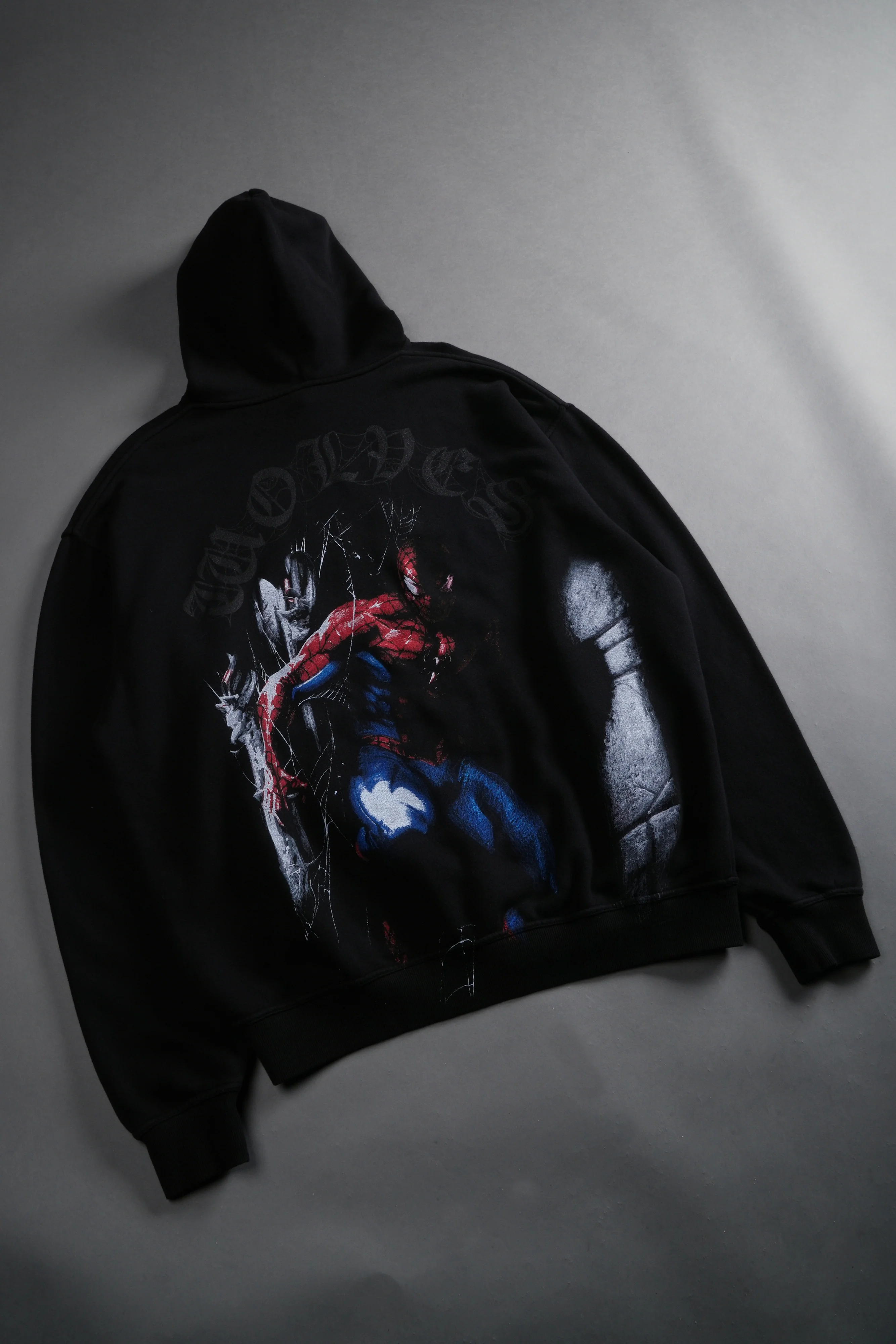 Webs and Shadows "Pierce" Hoodie in Black - Image 11