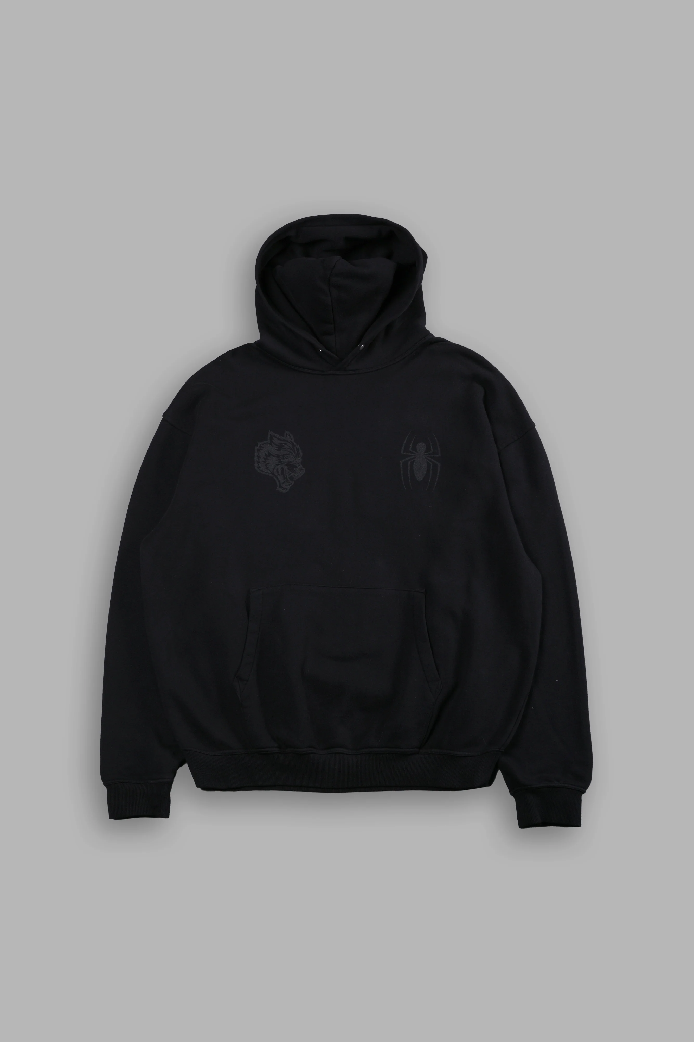 Webs and Shadows "Pierce" Hoodie in Black - Image 3