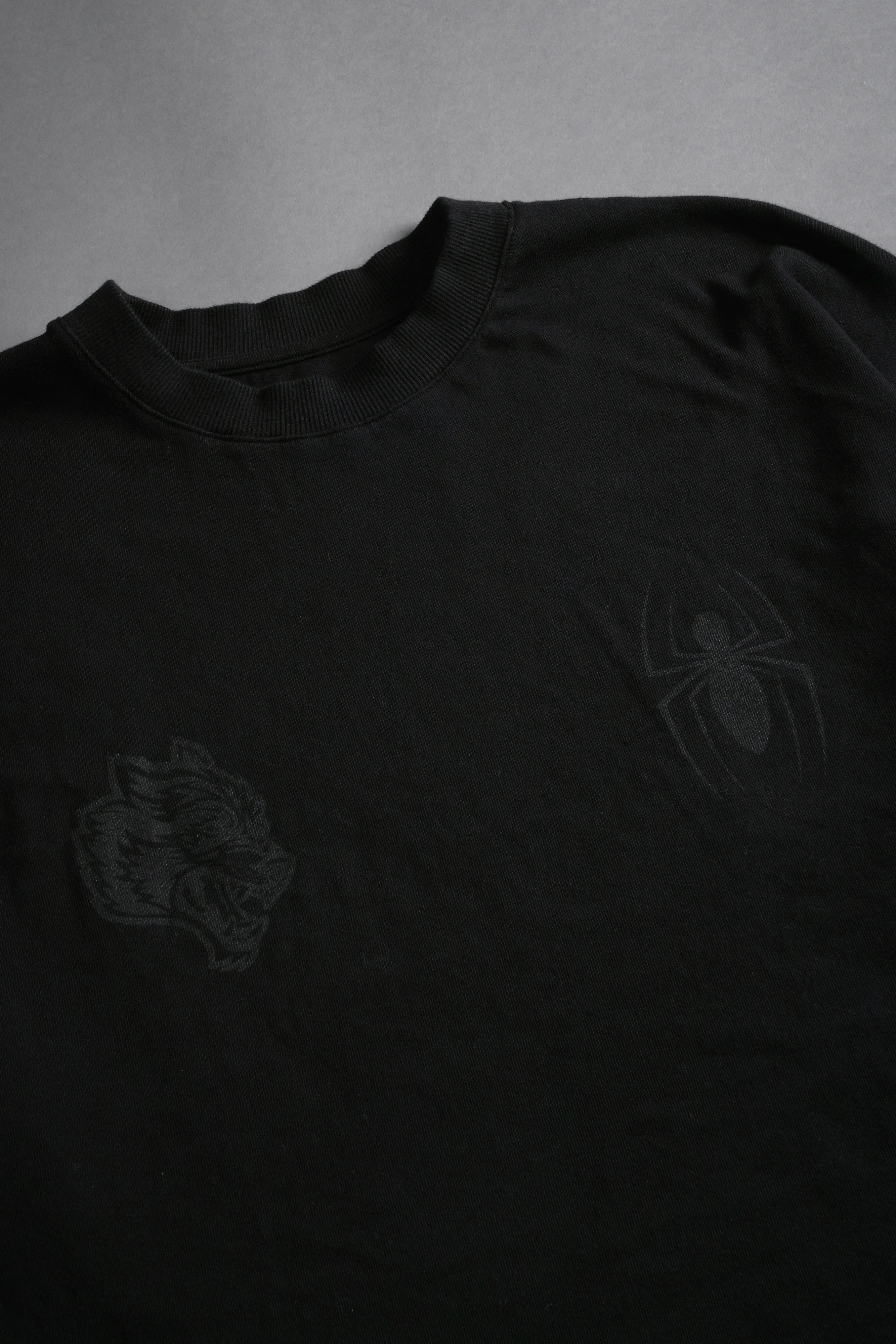 Webs and Shadows Premium Oversized Tee in Black - Image 13