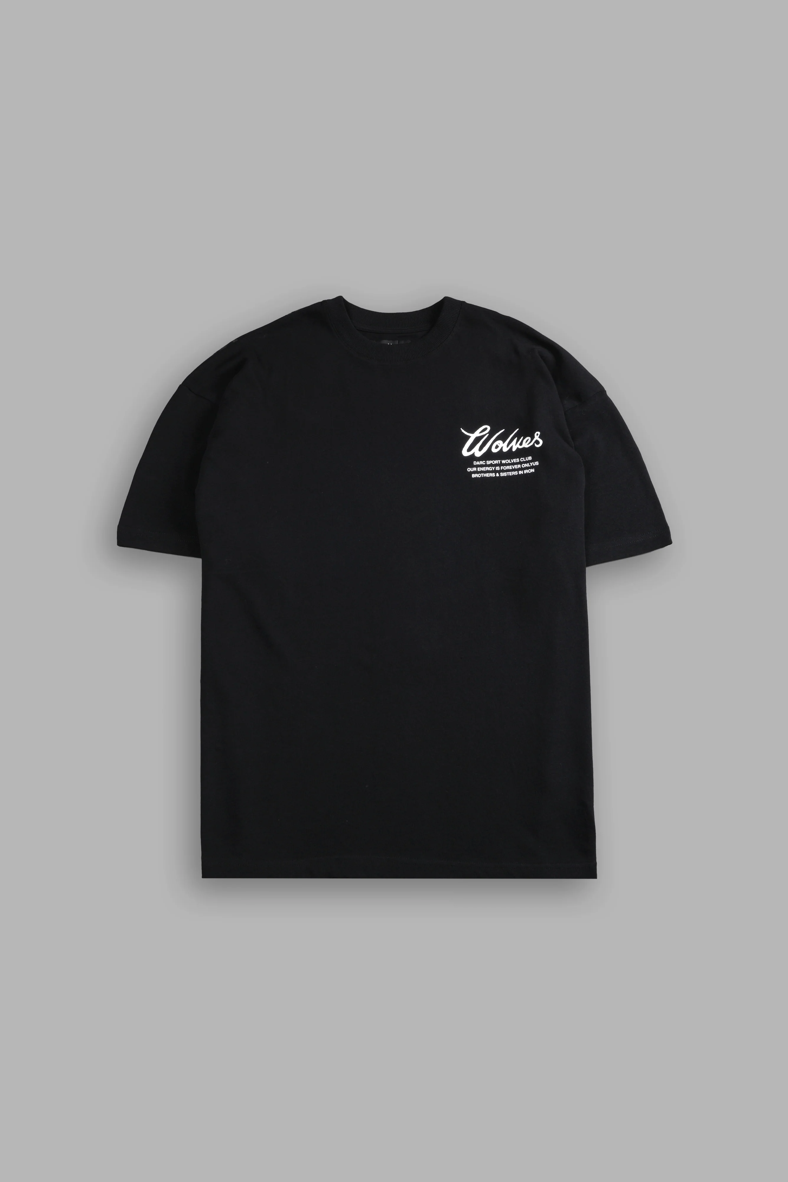 Western Wolves Forever "Premium" Oversized Tee in Black - Image 3