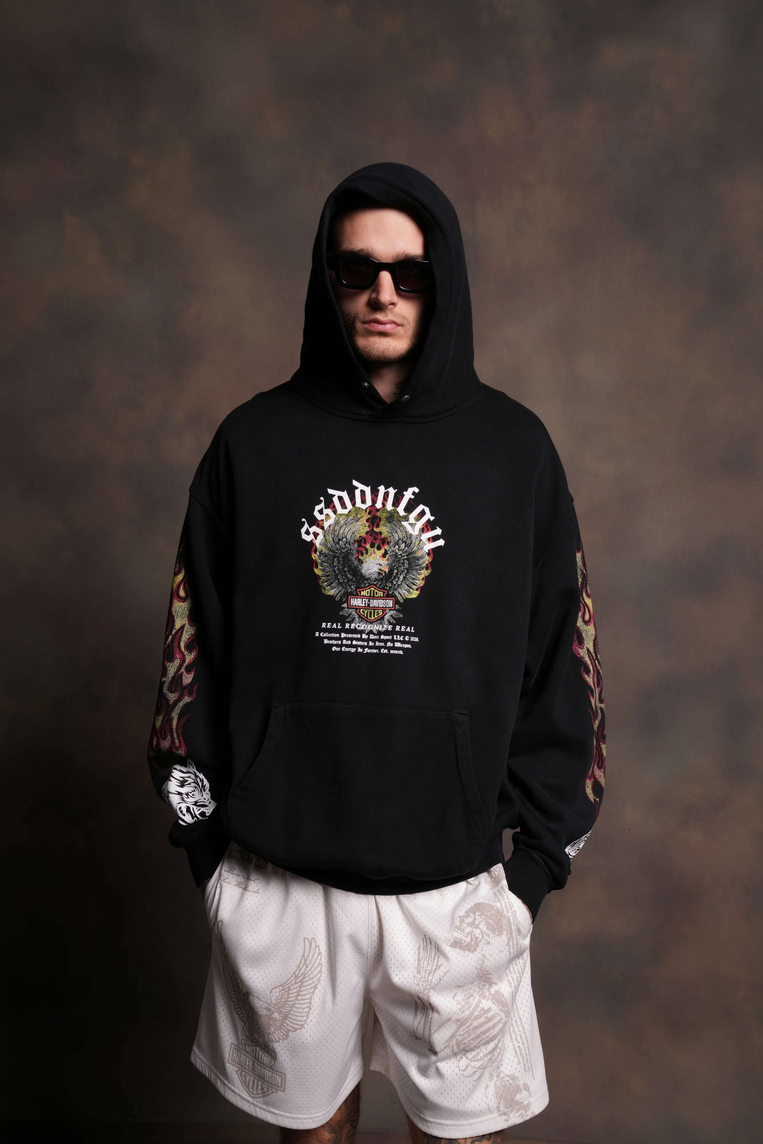 Wings of Fire "Pierce" Hoodie in Black - Image 2