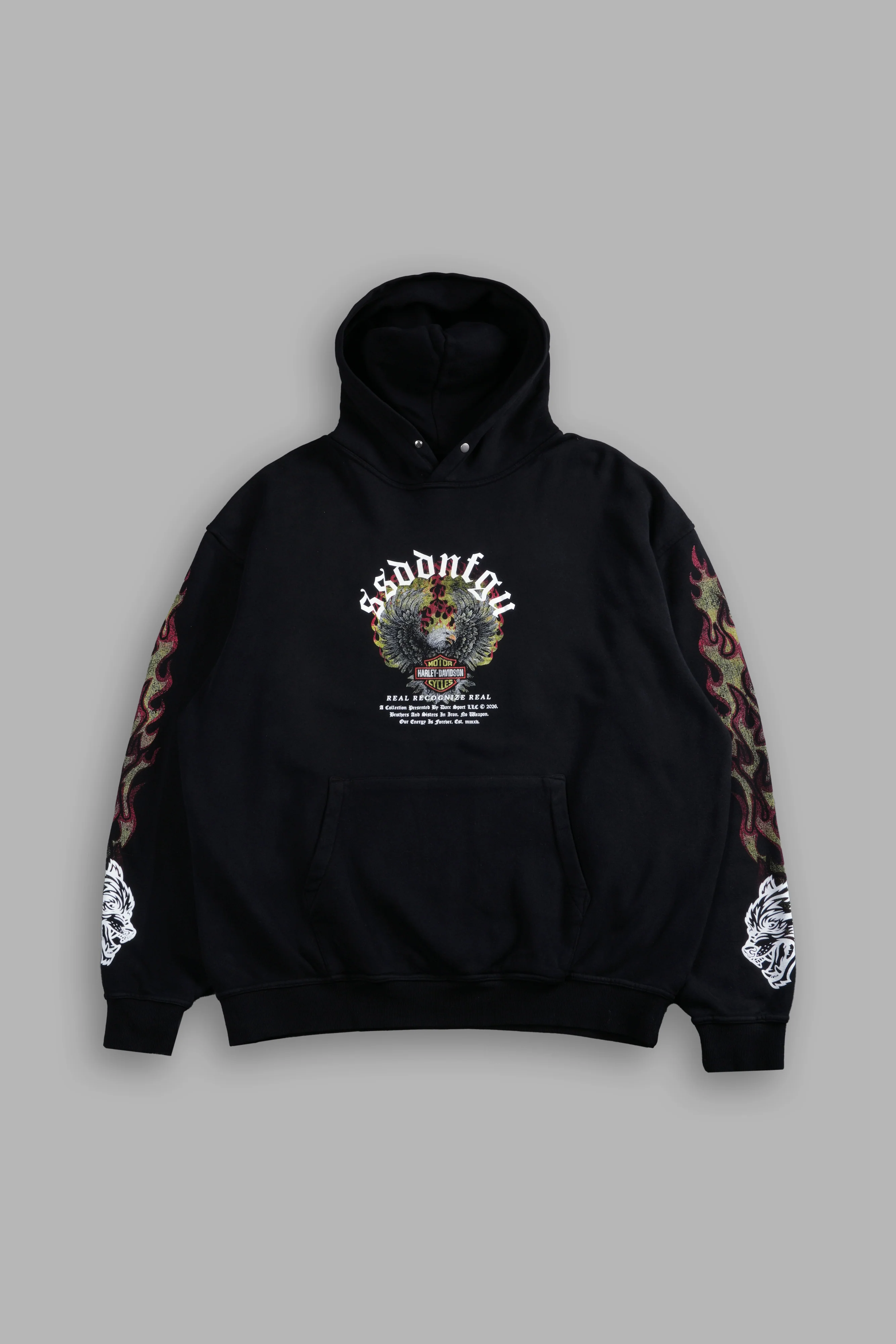 Wings of Fire "Pierce" Hoodie in Black - Image 3