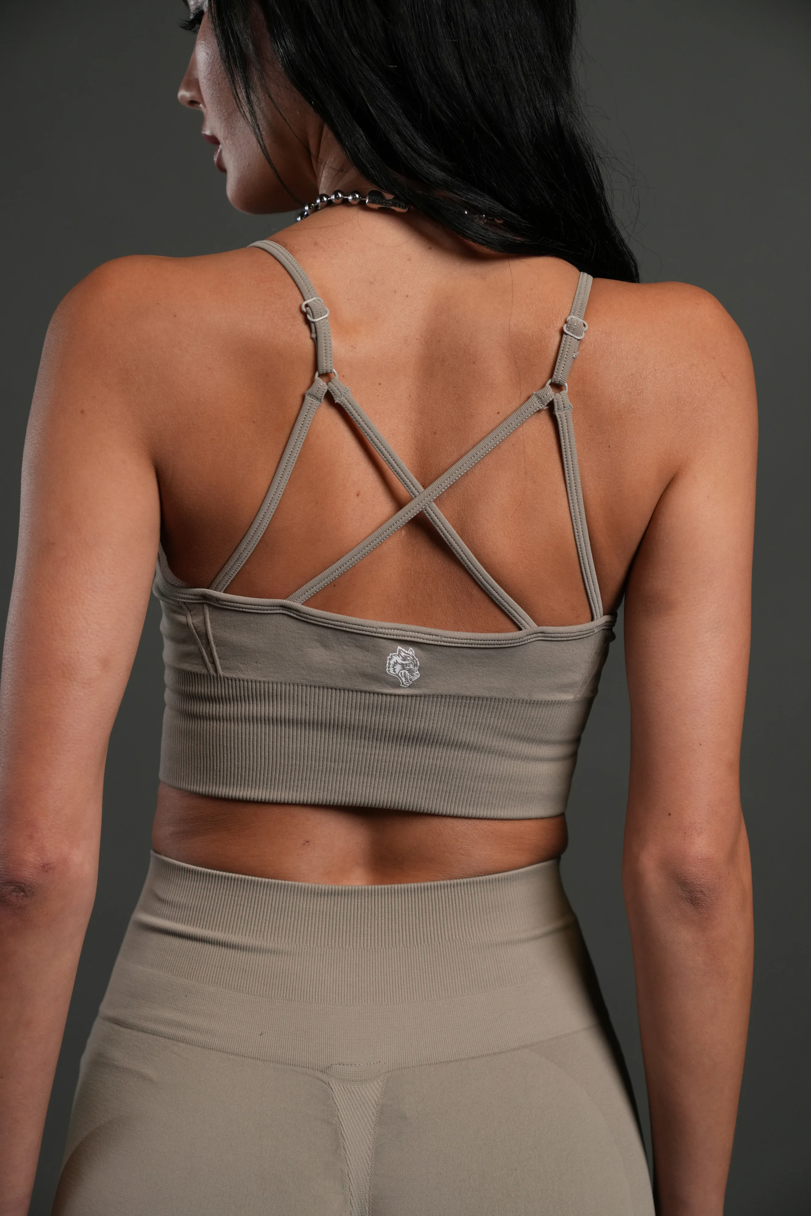 WLVS FRVR Hesh "Ryann" Soft Seamless Bra in Taupe - Image 6