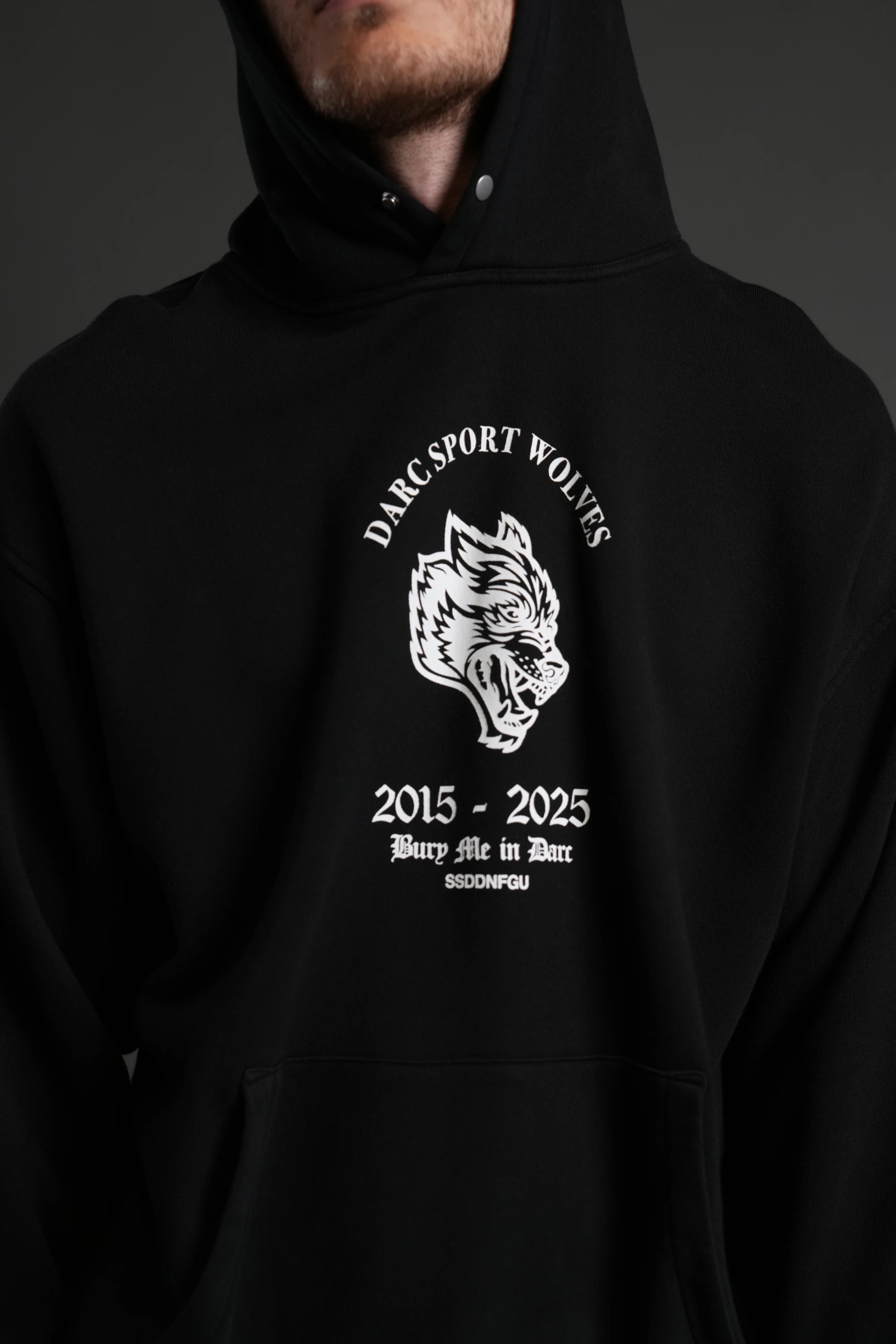 Wolf Blood "Pierce" Hoodie in Black - Image 7