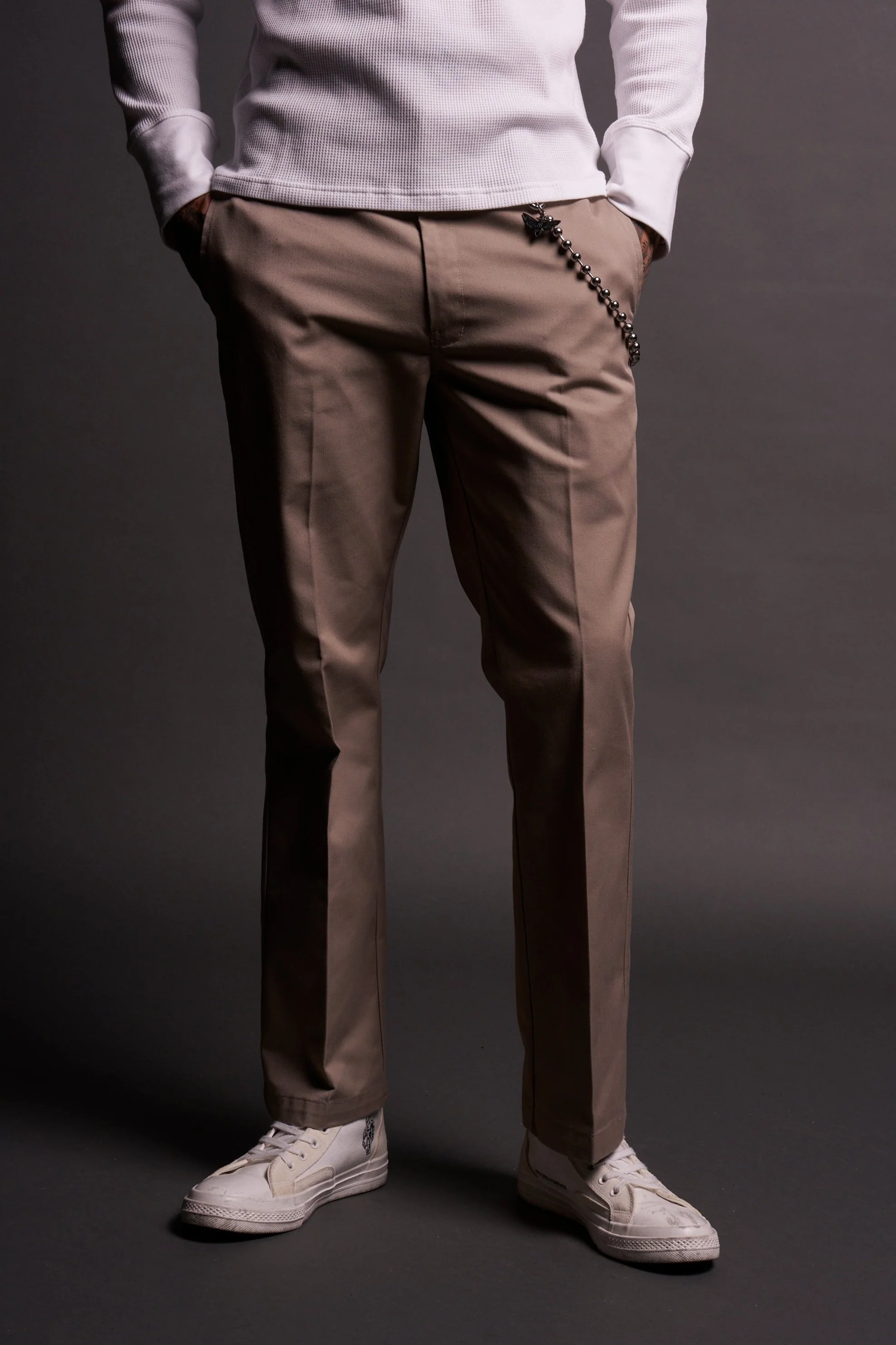 Wolf Chopper Rickies Pants in Tan - Image 2