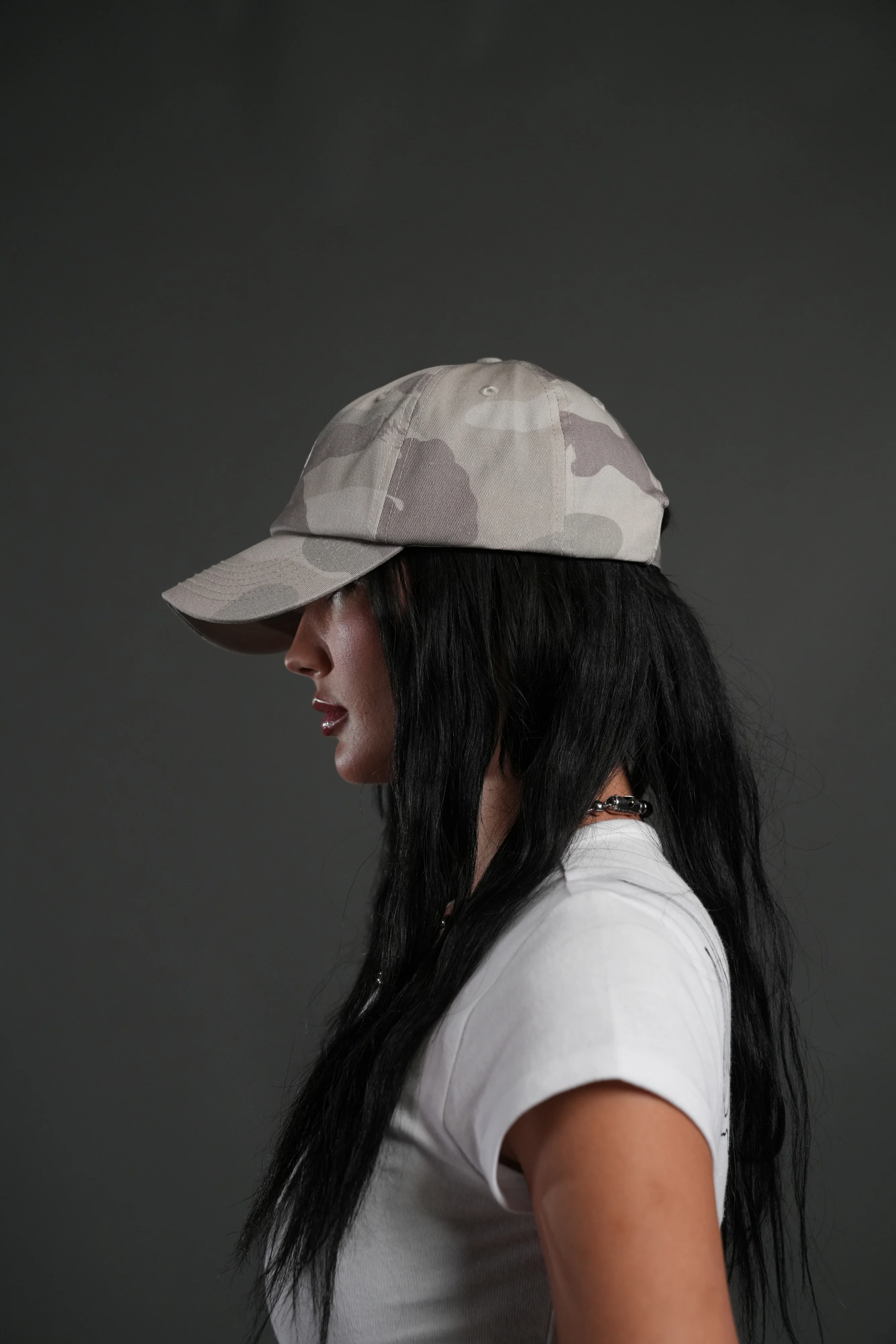 Wolf Head Forever Dad Hat V2 in Lush Vintage Woodland Camo - Image 4
