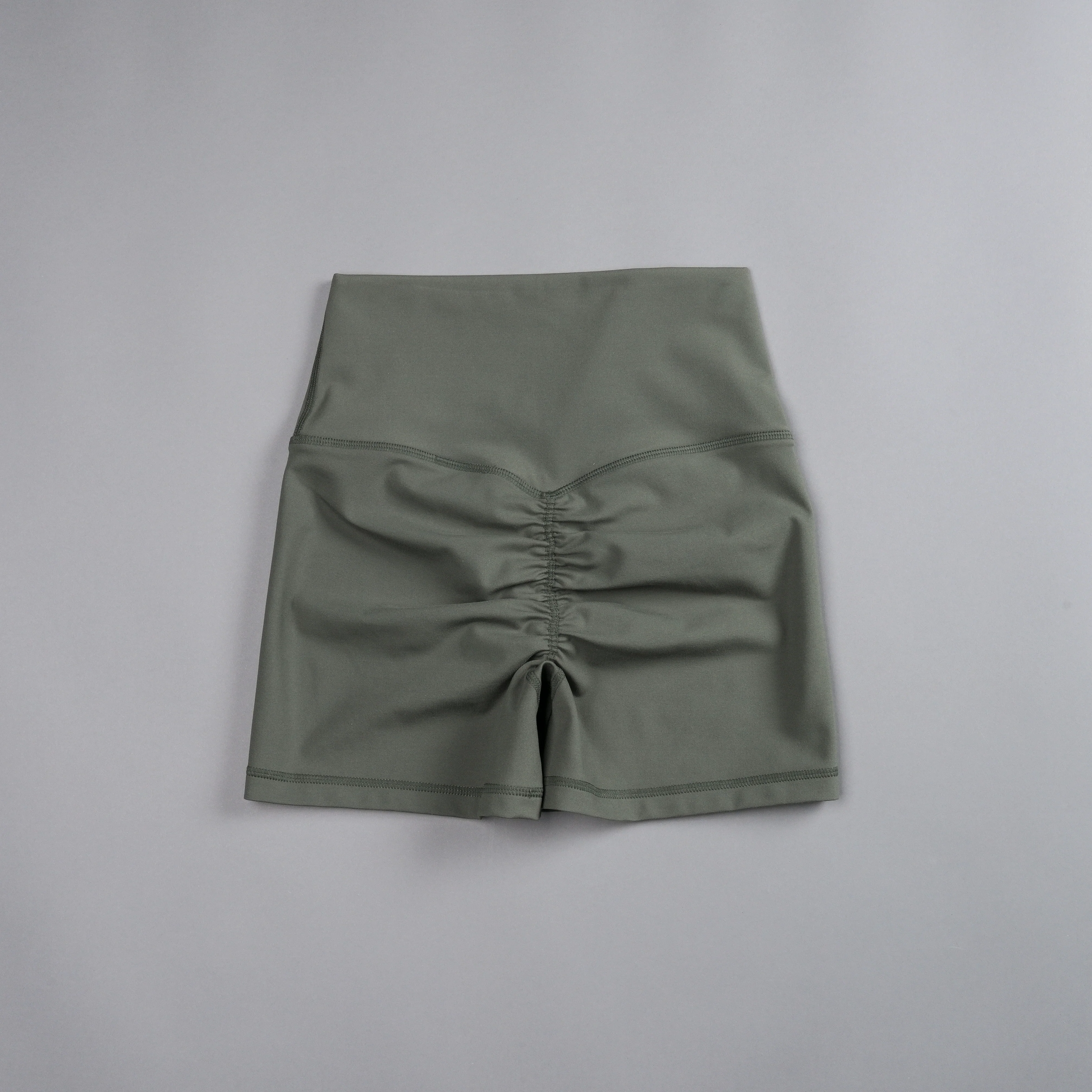 Wolf Kanji "Energy" Pump Shorts in Pine Green - Image 4