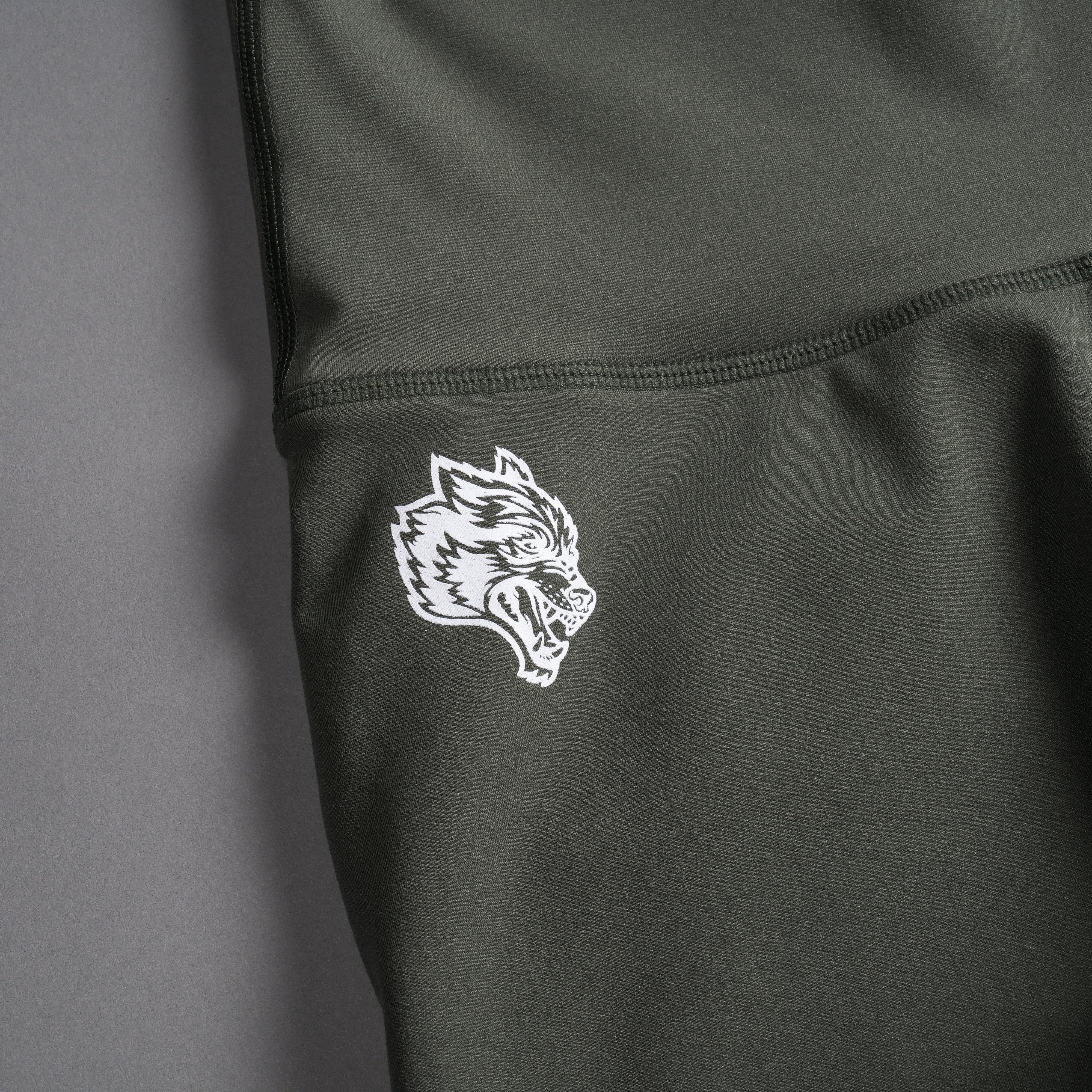 Wolf Kanji "Energy" Pump Shorts in Pine Green - Image 9