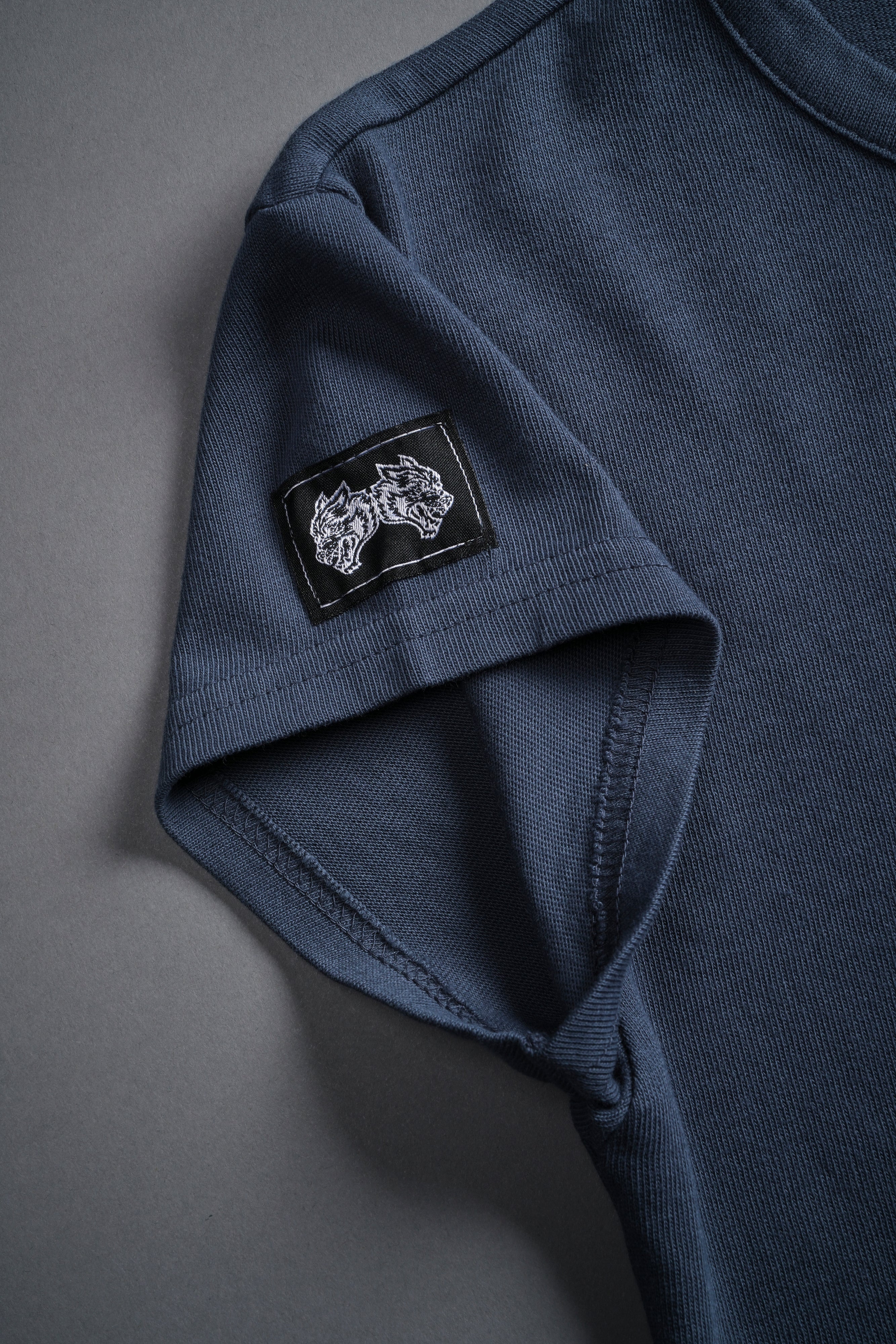 Wolf Label SSDDNFGU "Baby" Tee in Darc Blue - Image 6