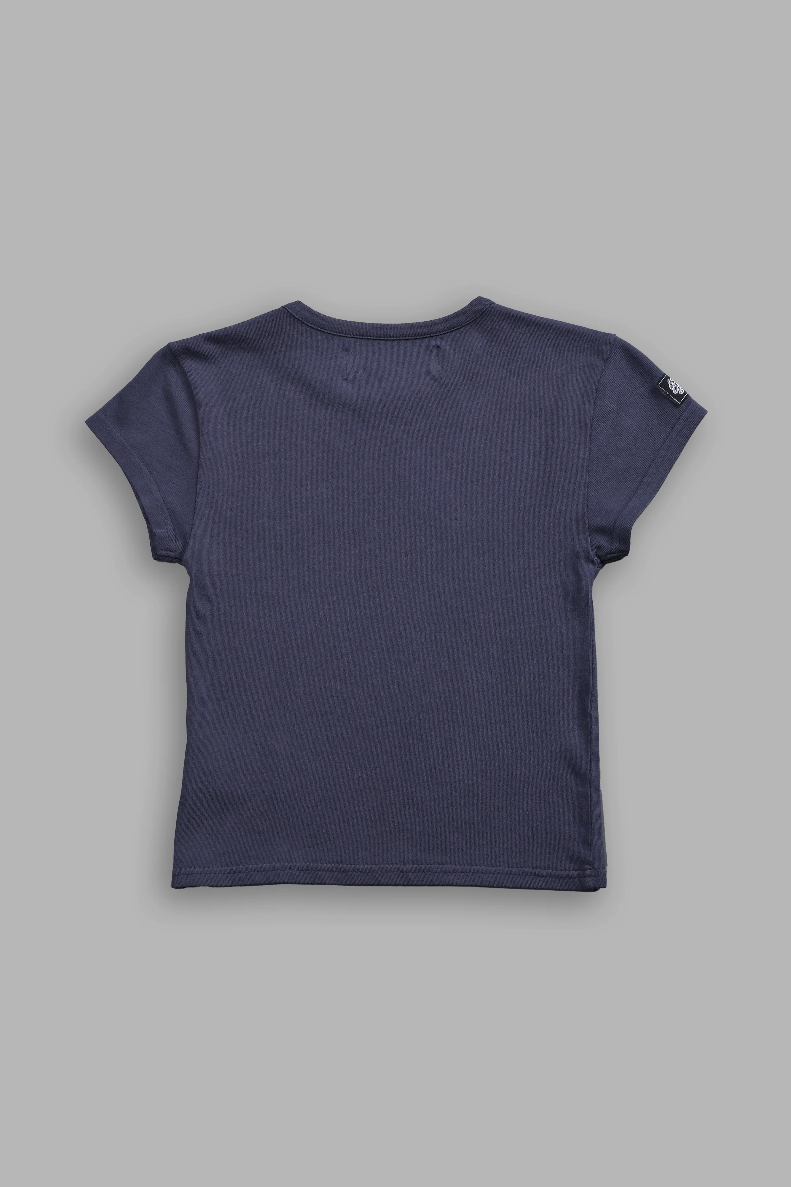 Wolf Label SSDDNFGU "Baby" Tee in Midnight Blue - Image 4