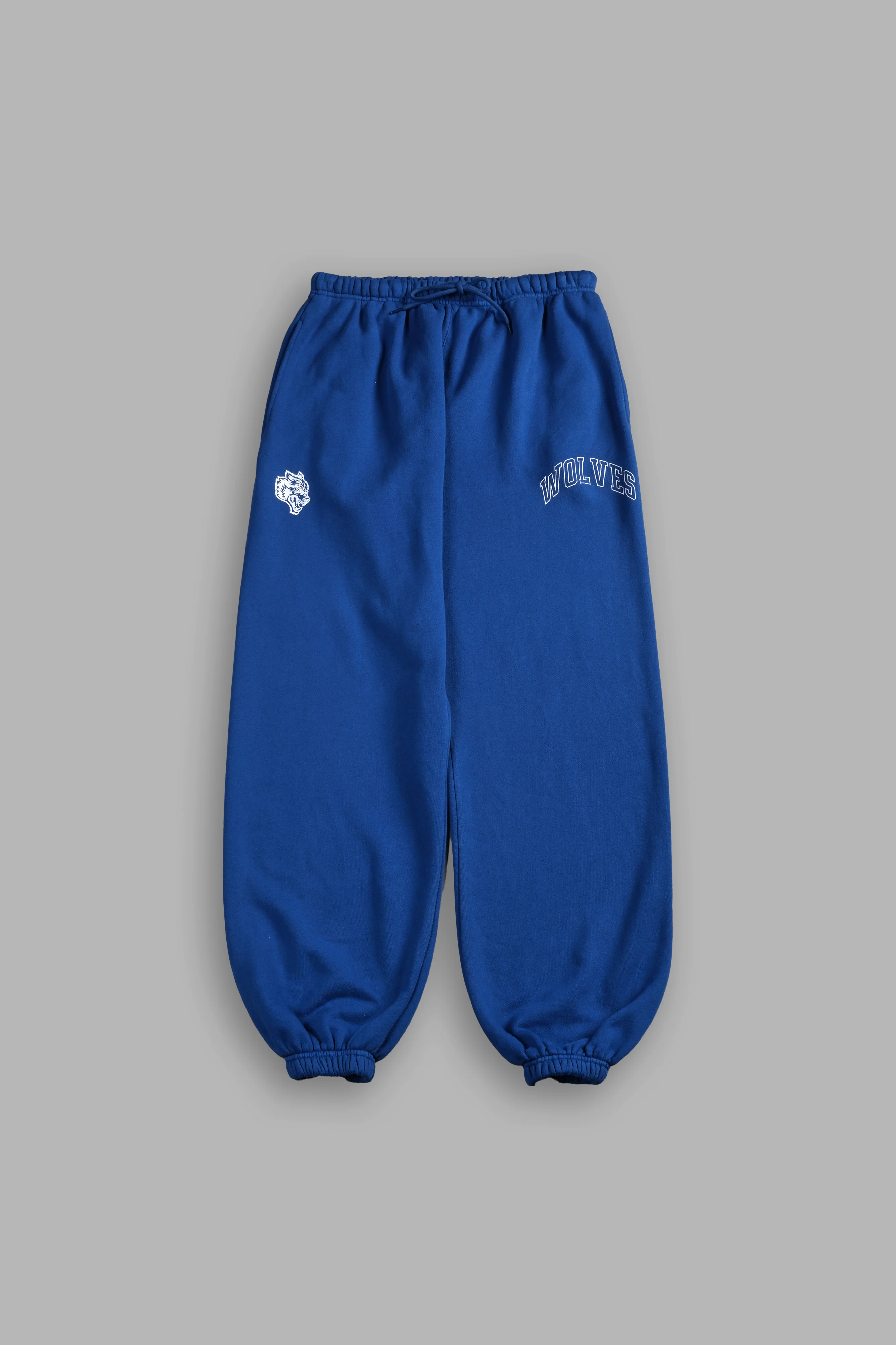 Wolf Loyalty Lightweight Lounger Sweat Pants in Cobalt Blue - Image 5