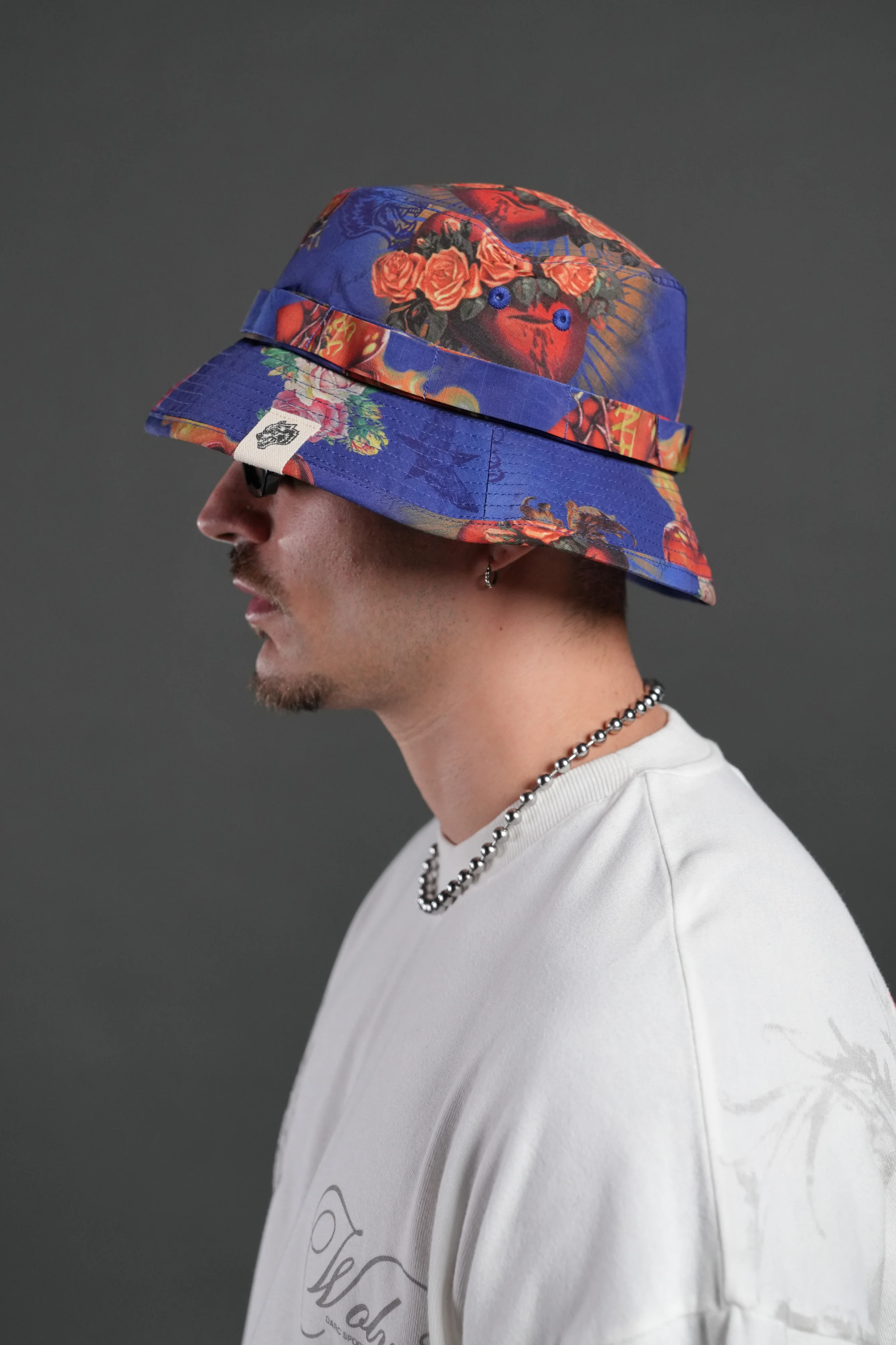 Wolf Patch V2 Boonie Bucket Hat in Corazon de Fuego - Image 4