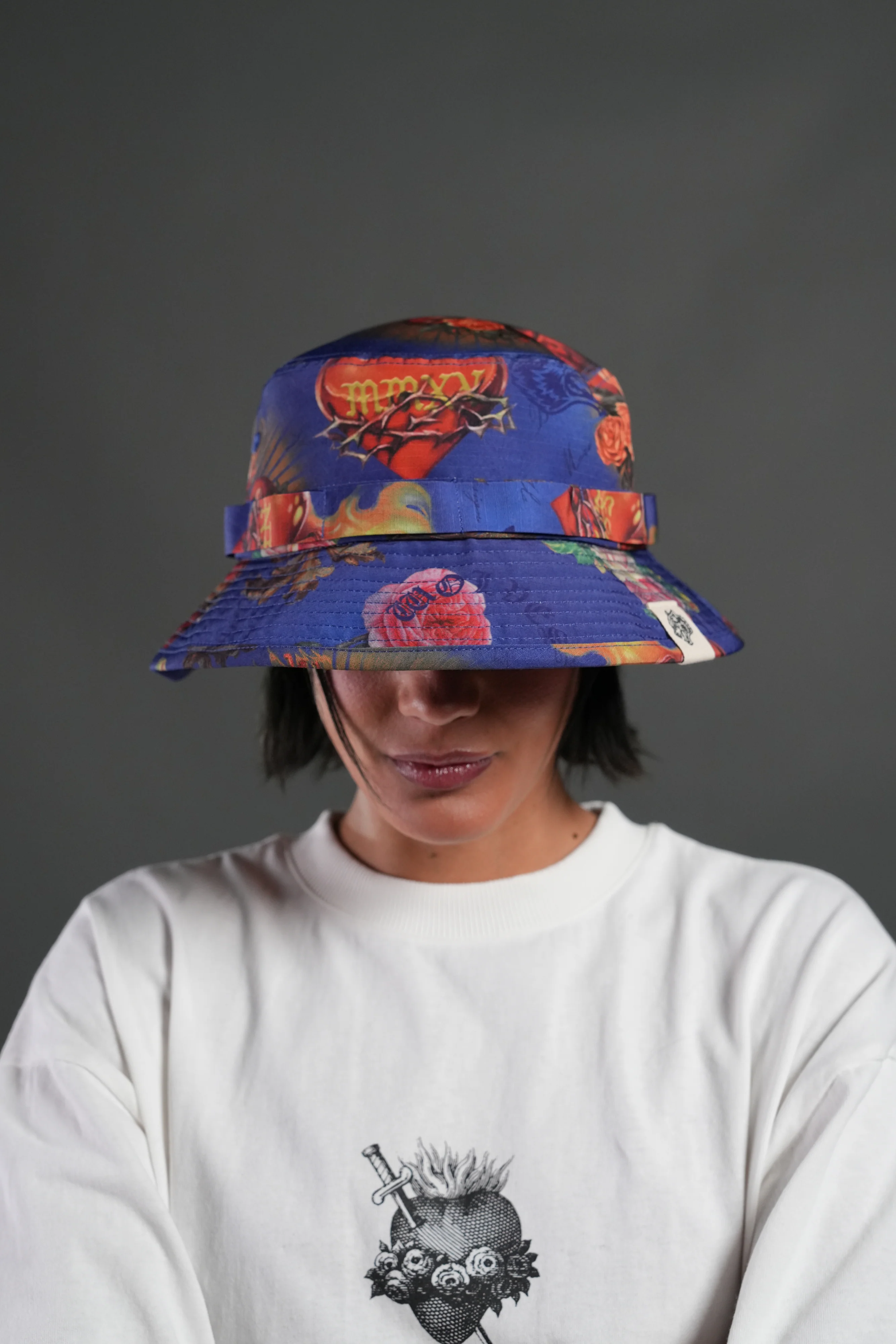 Wolf Patch V2 Boonie Bucket Hat in Corazon de Fuego - Image 6