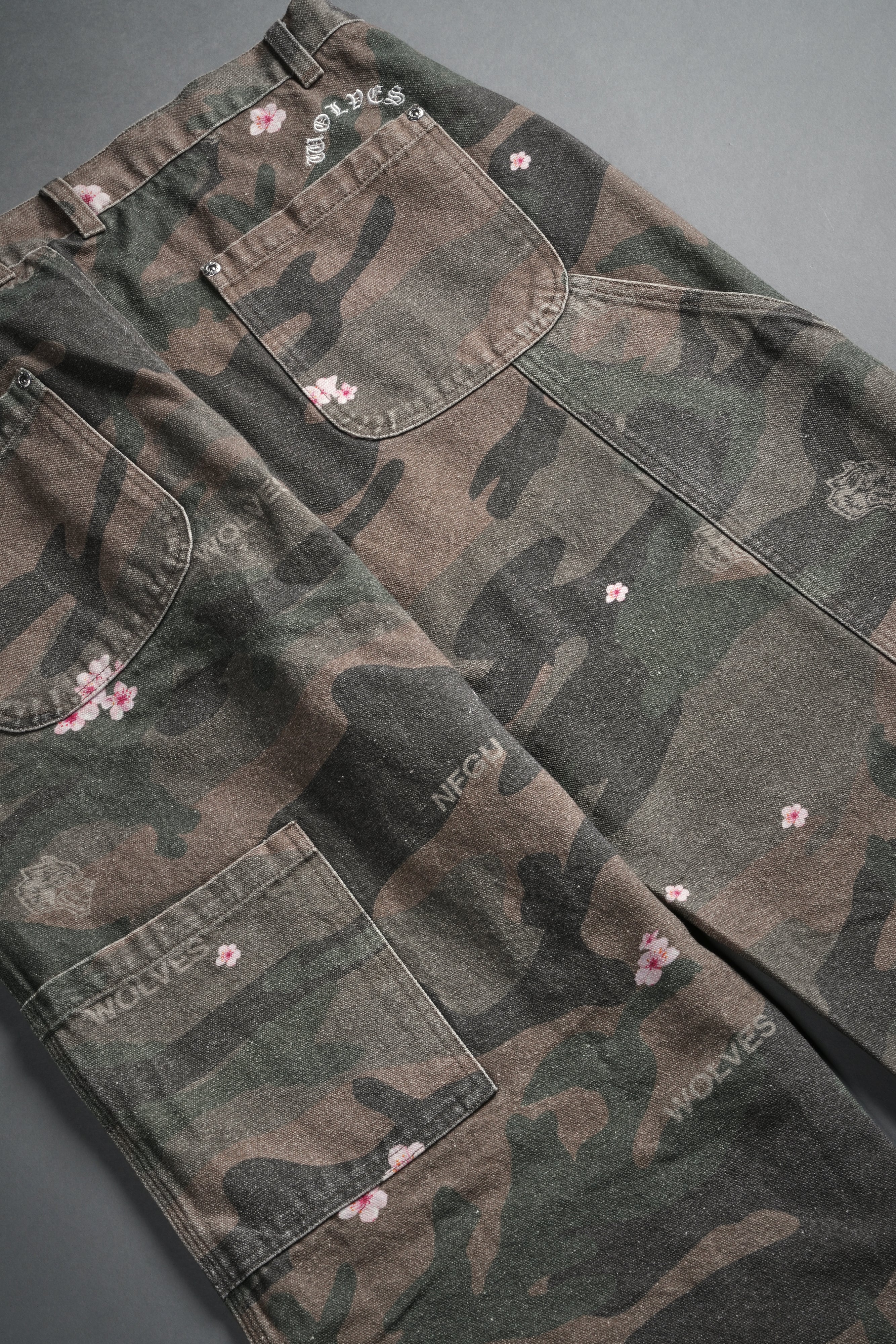 Wolves Chopper Hoffa V2 Pants in Vintage Blossom Woodland Camo - Image 11