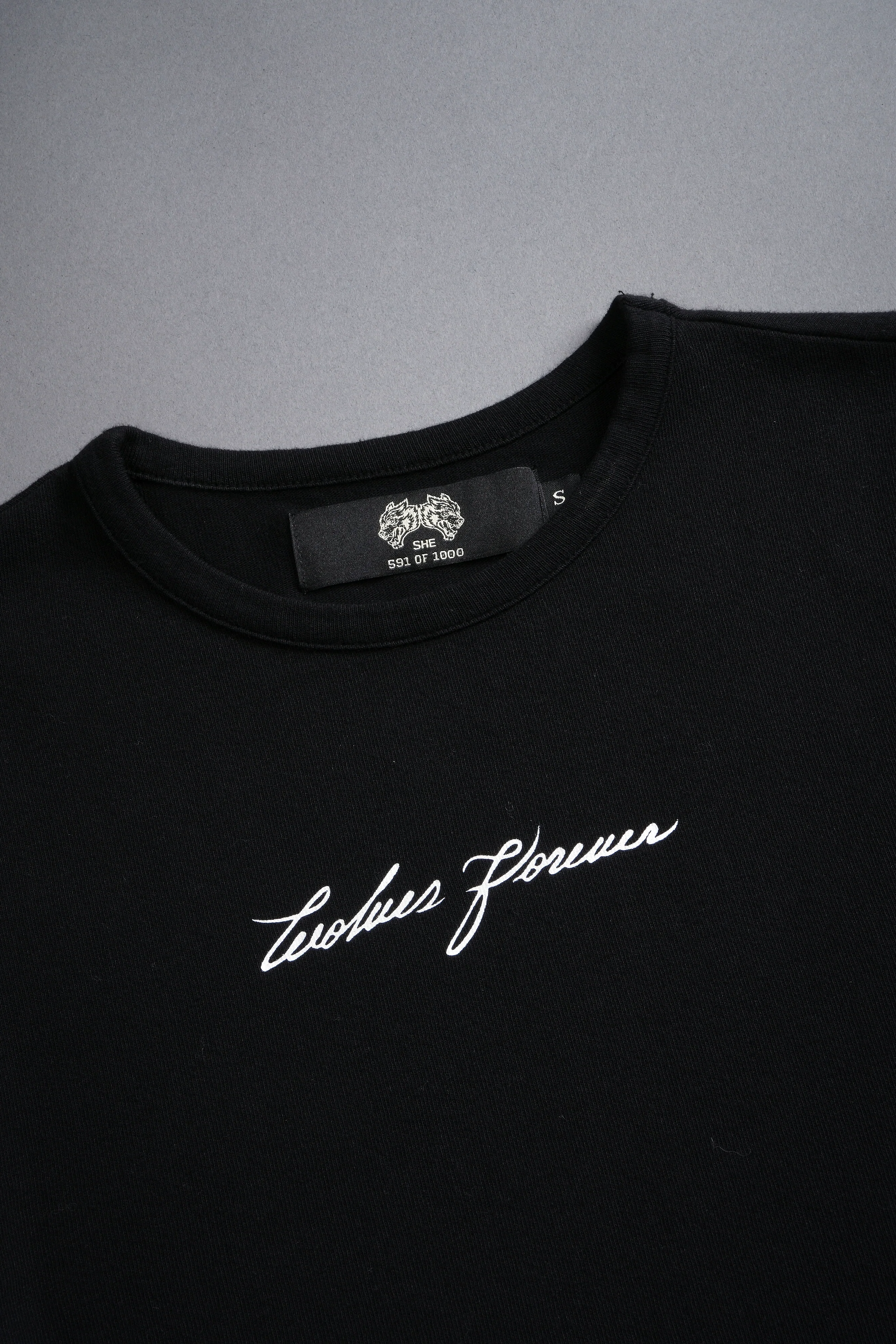 Wolves Forever Baby Tee in Black - Image 8