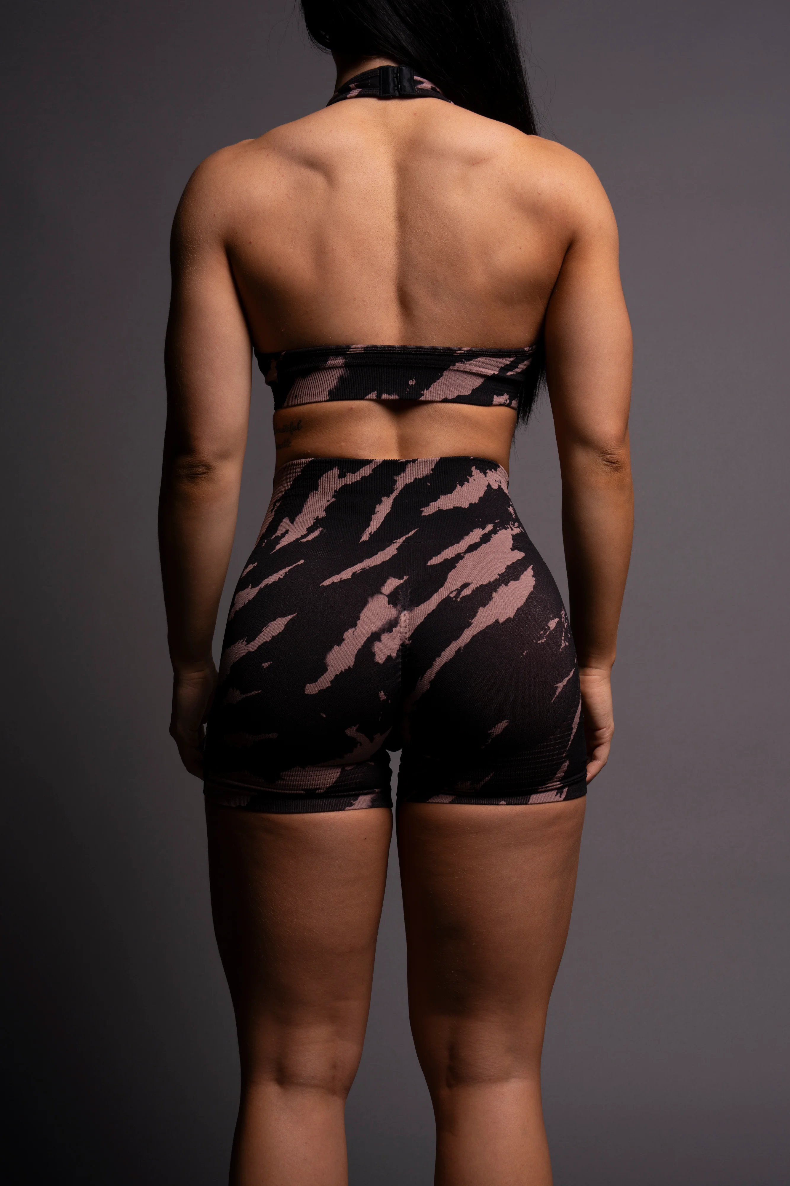 Wolves Forever Everson Seamless "Valencourt" Shorts in Purple Dusk Native Camo - Image 5