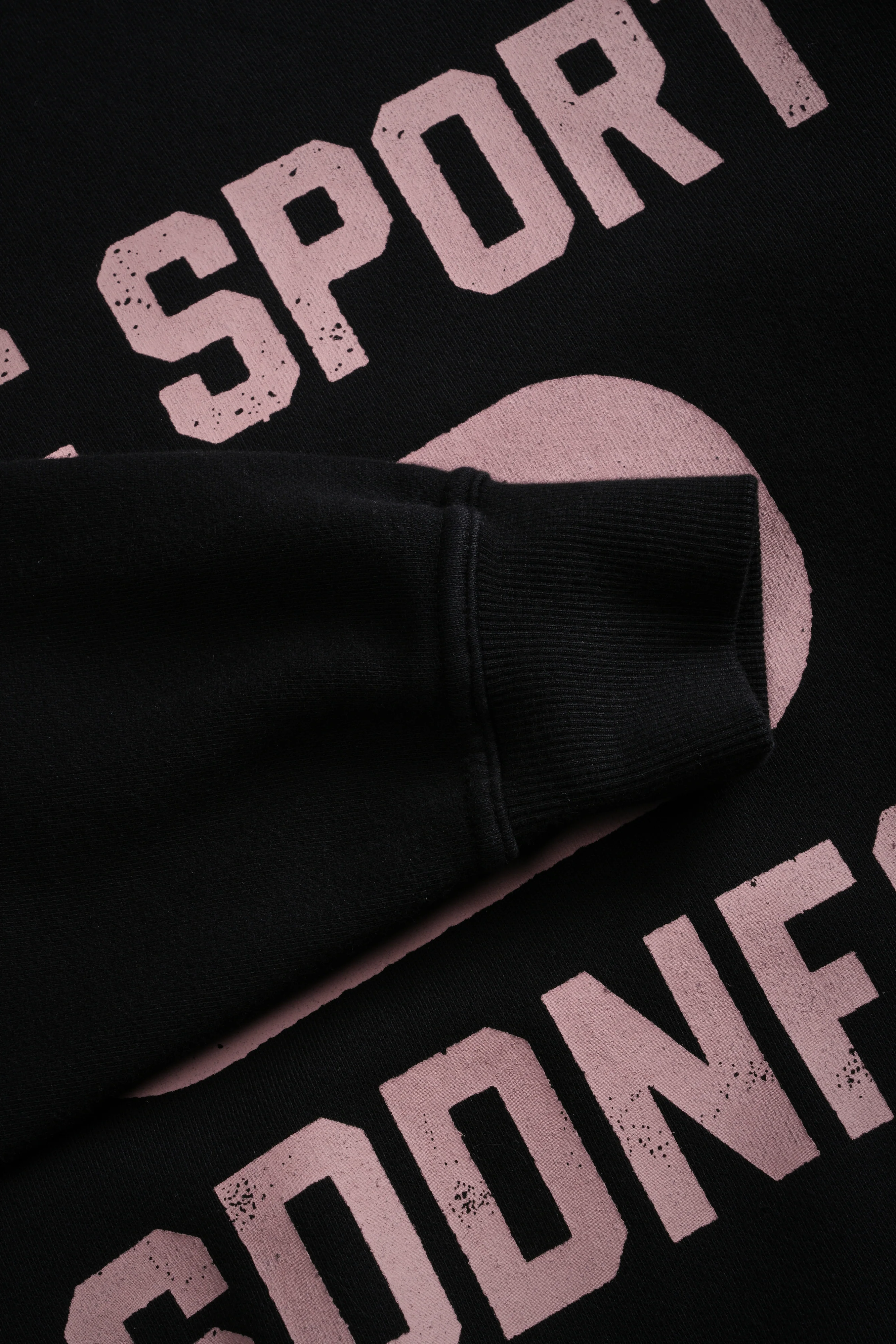 Wolves Forever London Crewneck in Black/Pink - Image 6