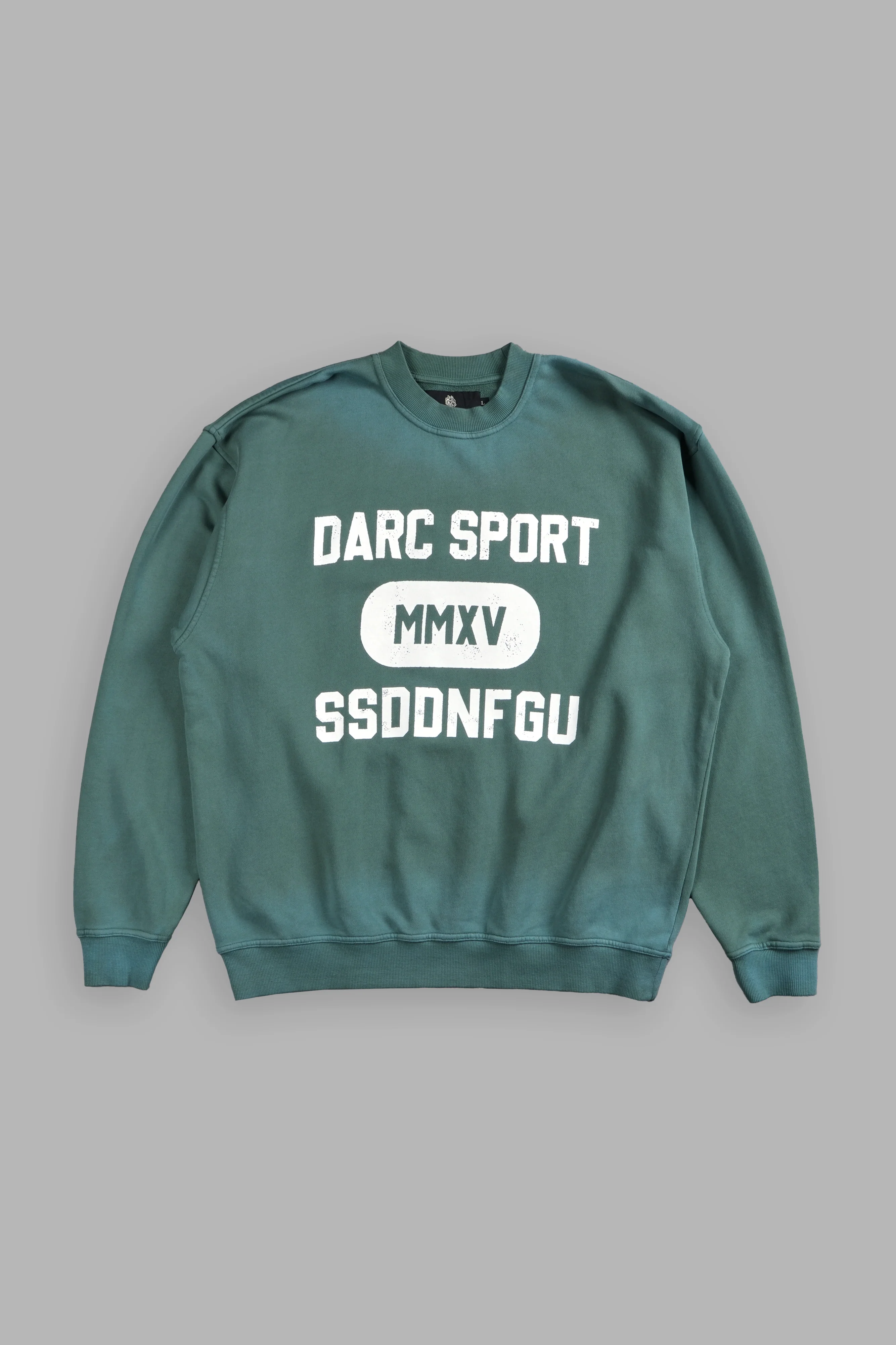 Wolves Forever London Unisex Crewneck in Hunter Green Driftwash