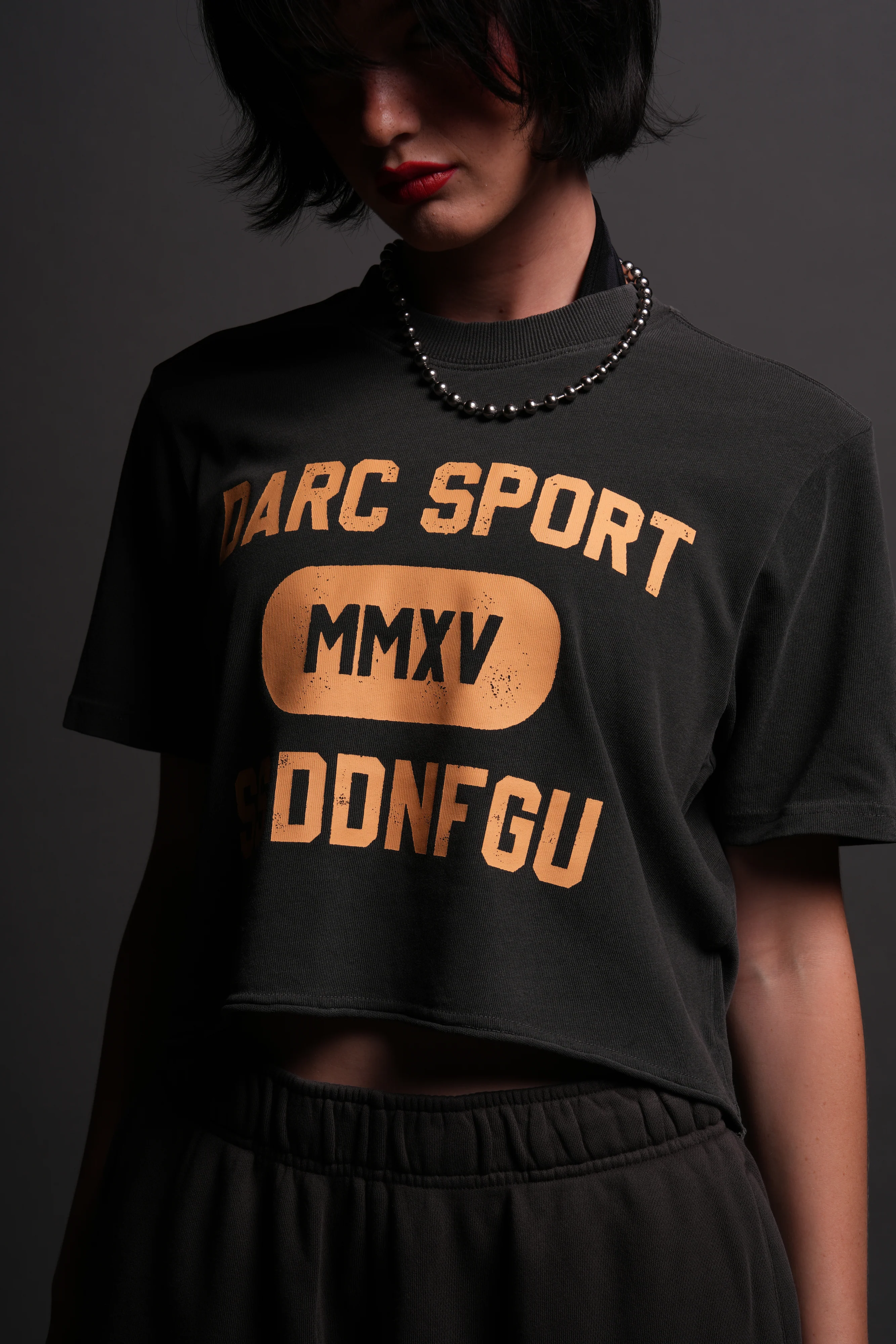 Wolves Forever "Premium" (Cropped) Tee in Wolf Gray - Image 3