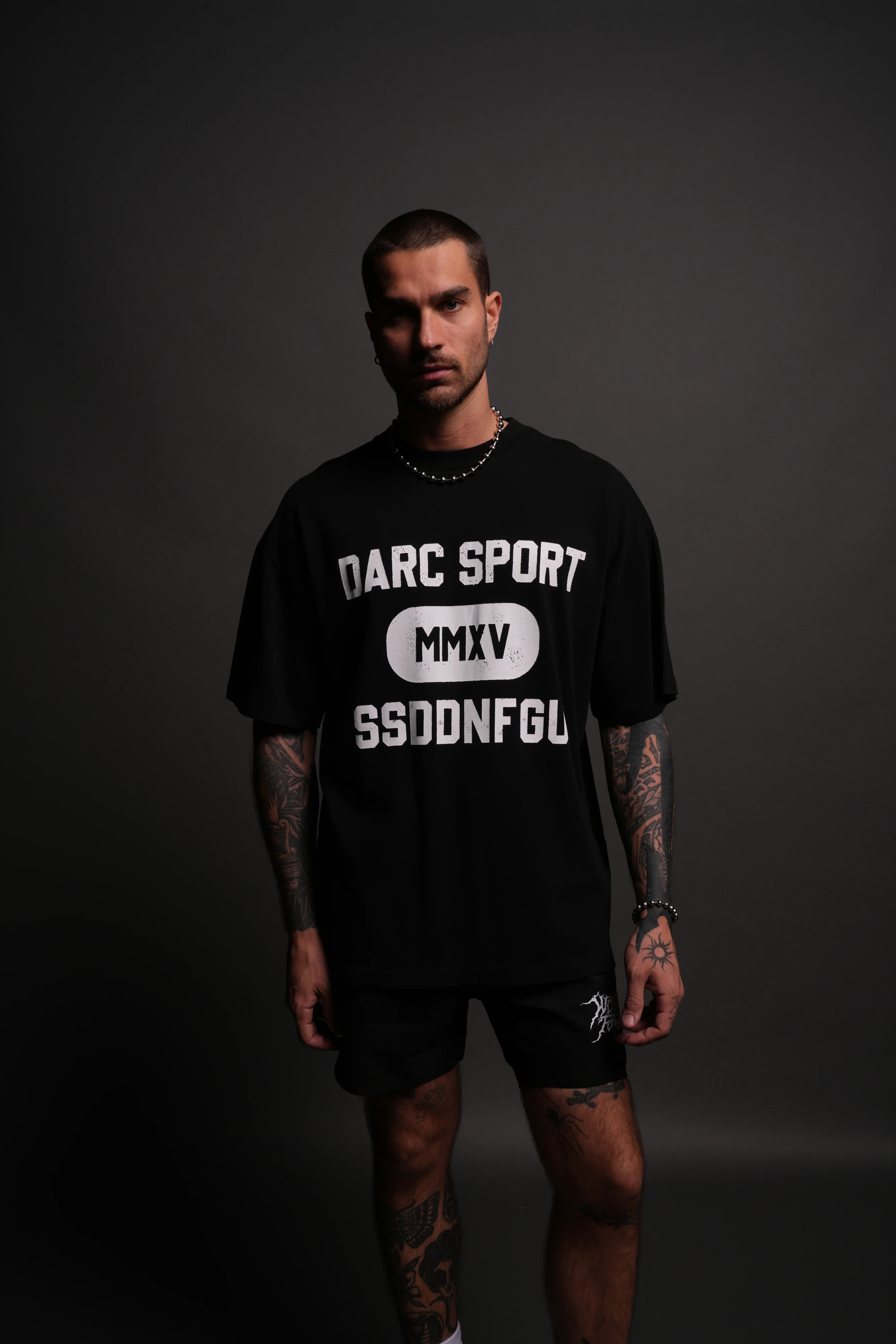 Wolves Forever "Premium" Oversized Tee in Black - Image 2