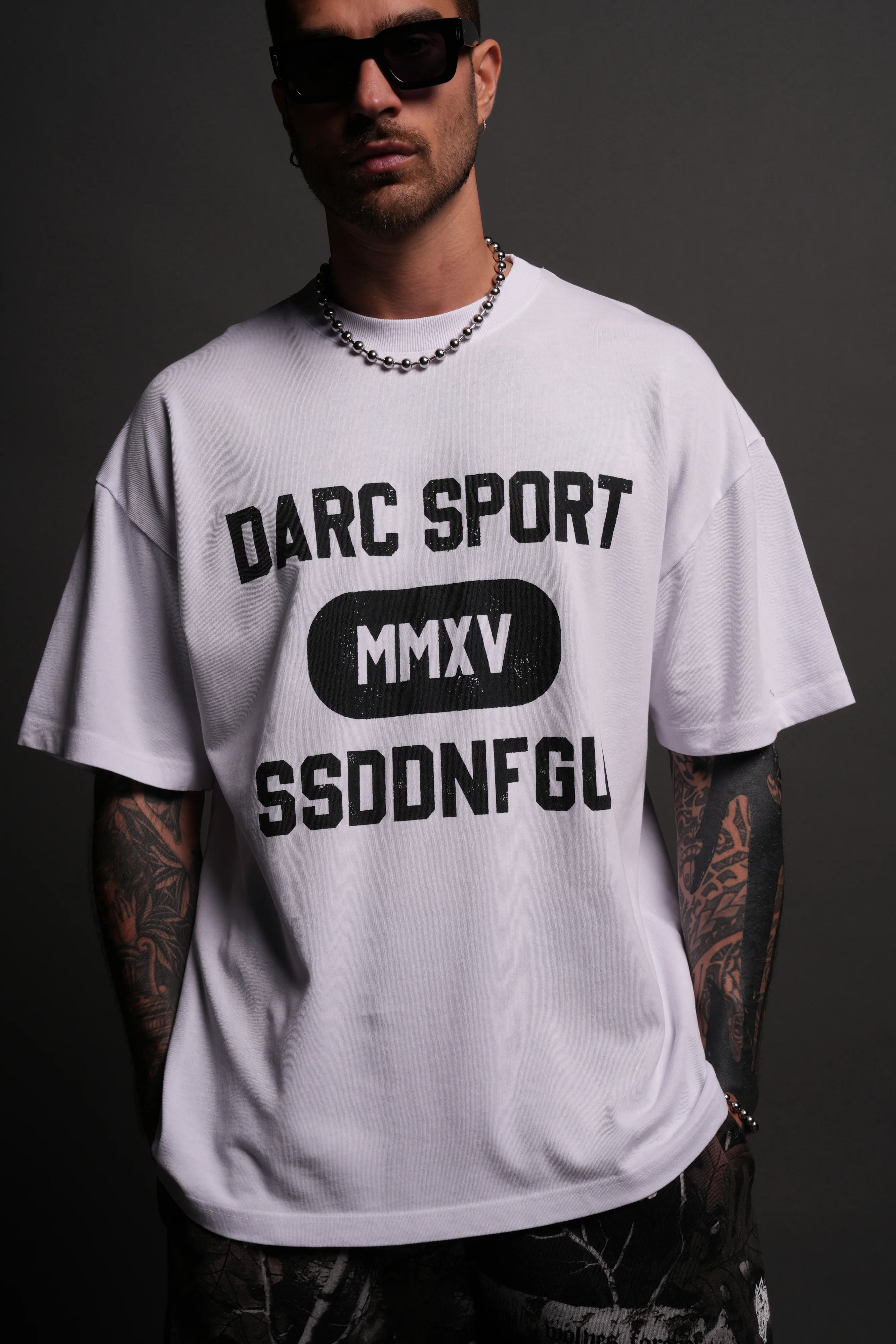 Wolves Forever "Premium" Oversized Tee in White - Image 2