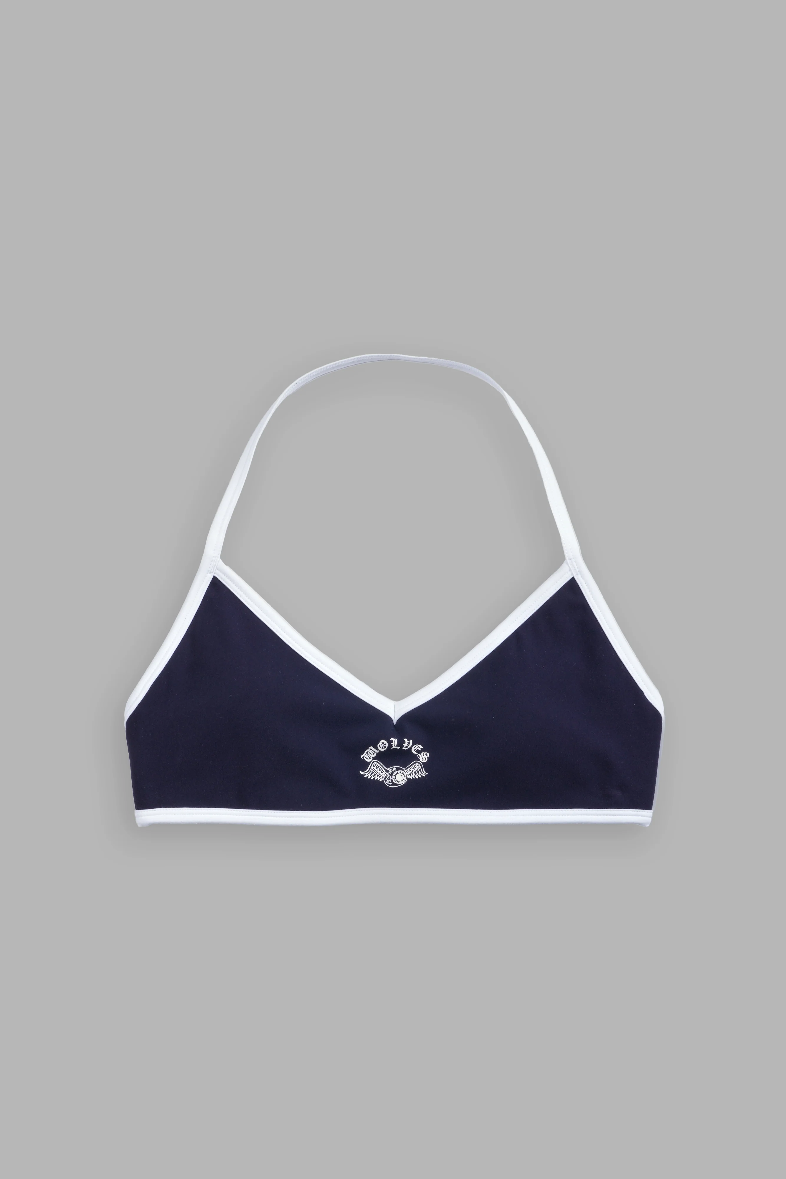 Wolves Kulture "Lana" Halter Energy Bra in Classic Navy - Image 7