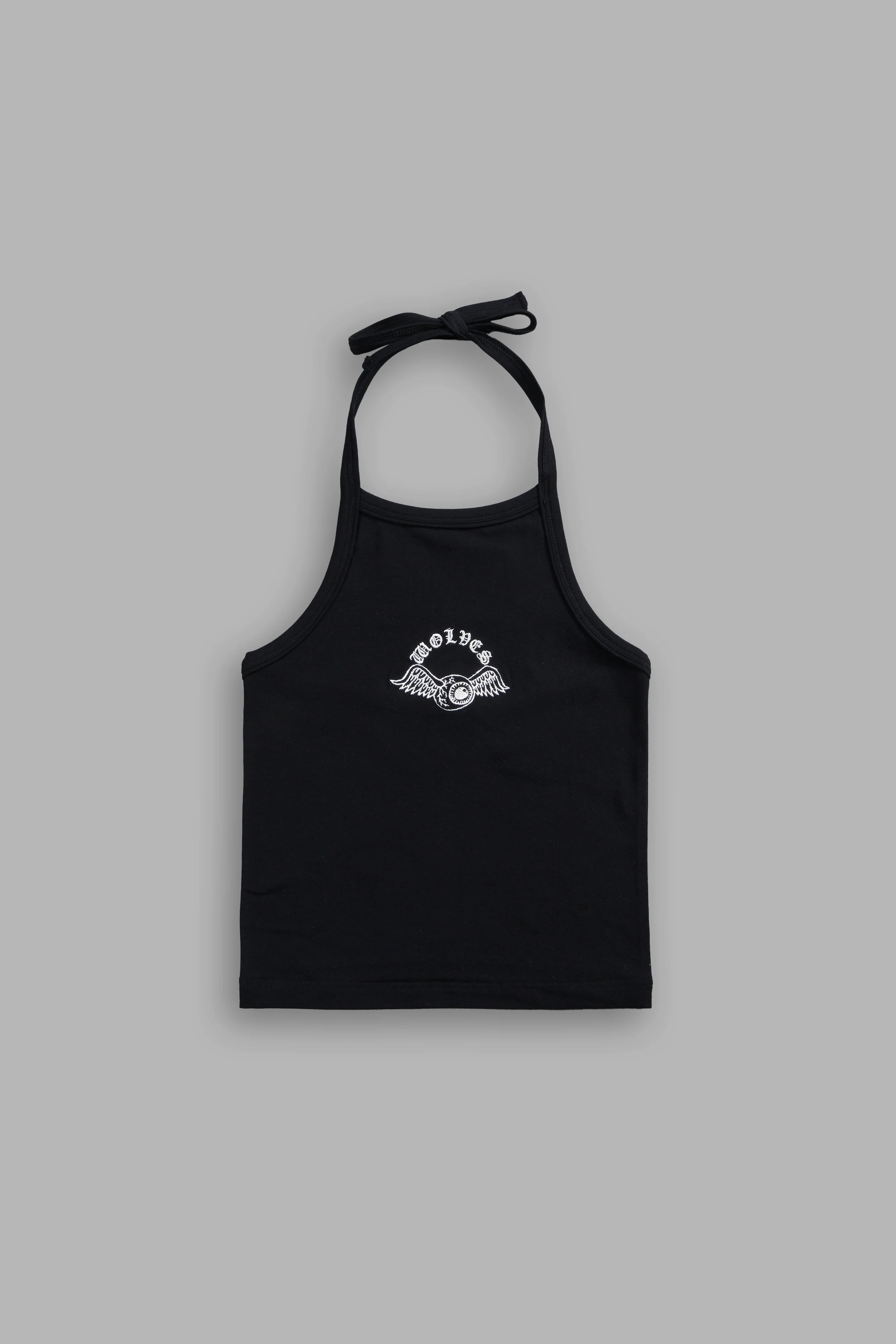 Wolves Kulture "Tara" Halter Top in Black - Image 4