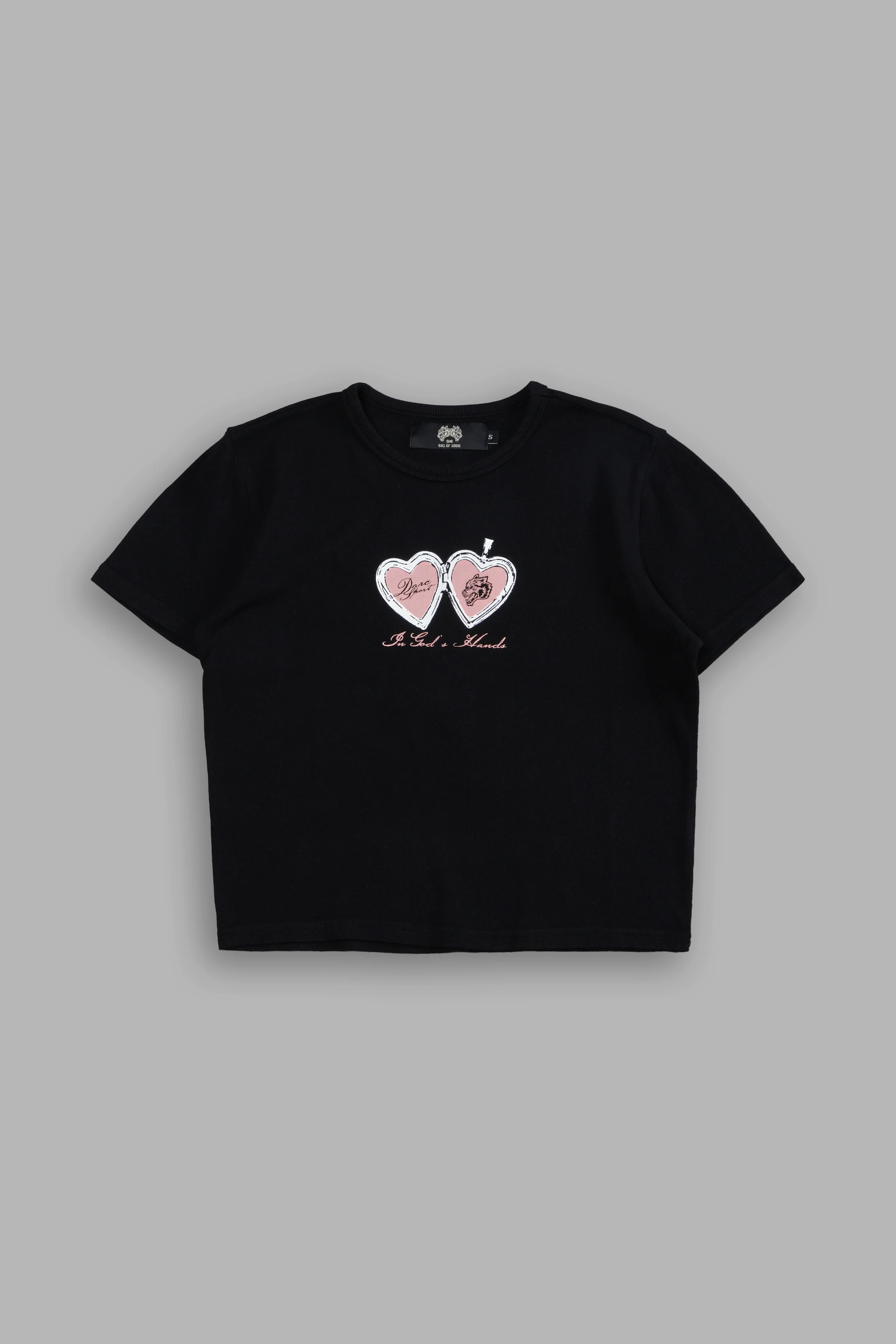 Wolves Locket "Timeless" Tee in Black - Image 2