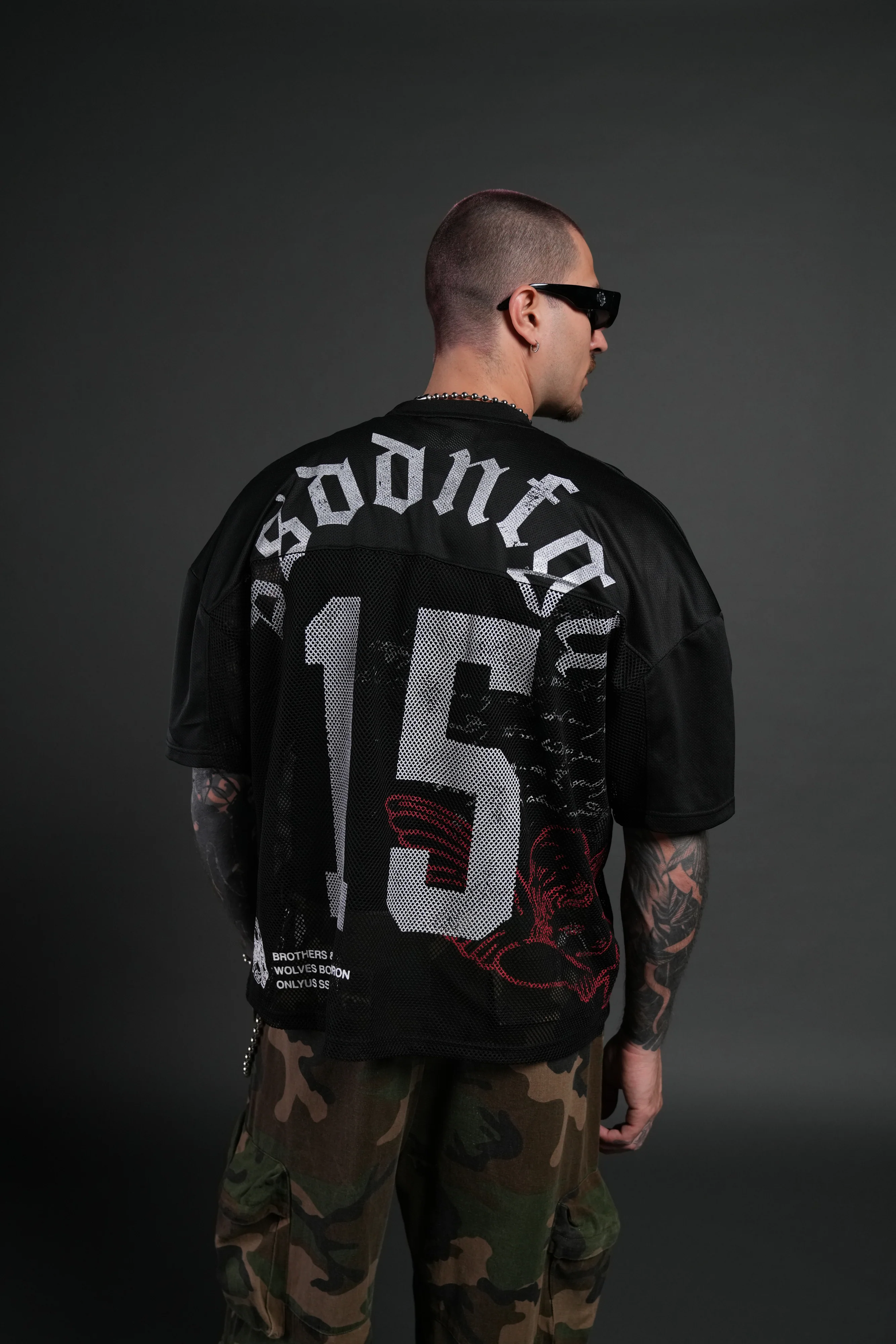 Wolves Pyramid Bobby B Jersey in Black - Image 2