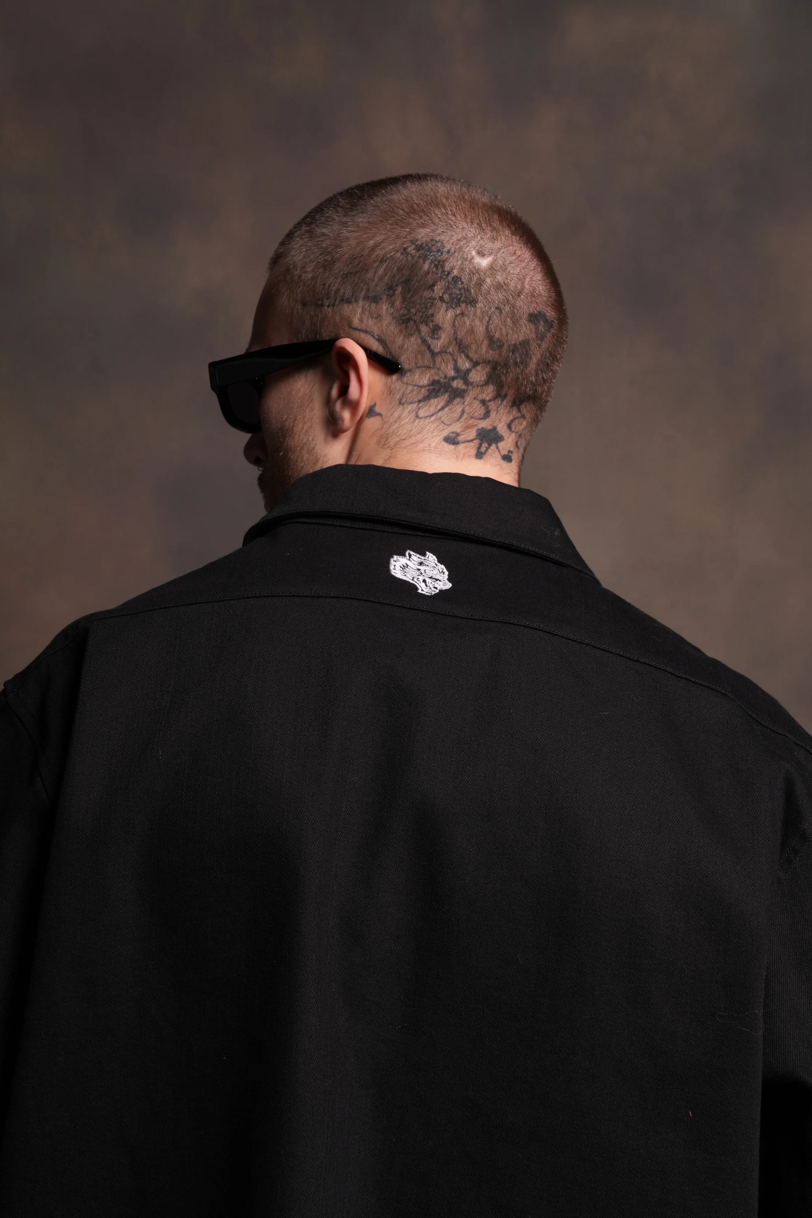 Wolves Ride LS Vince Shirt in Black - Image 9