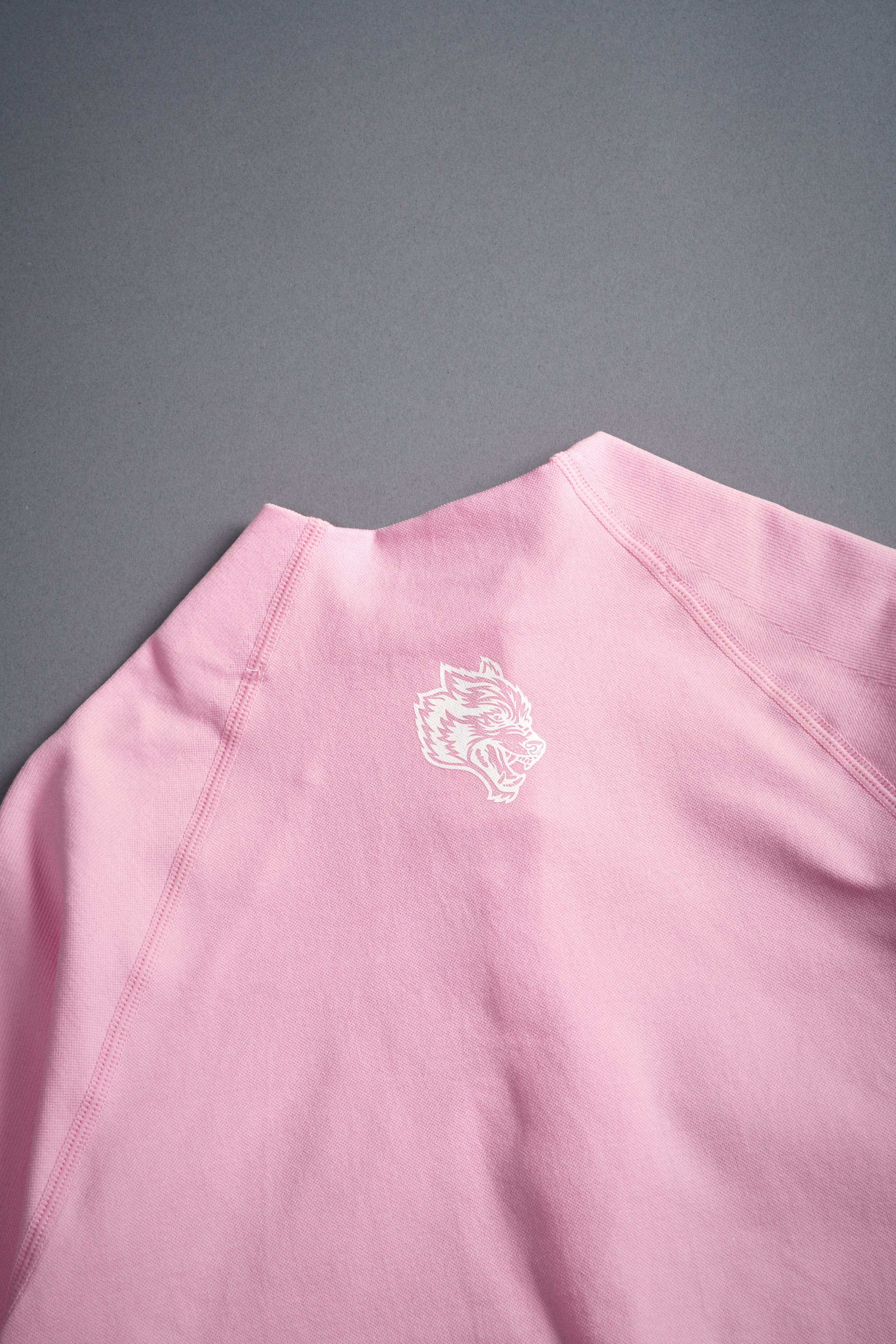 Written In Stone "Everson Seamless" Yasmin S/S Zip Top in Cherry Blossom - Image 8