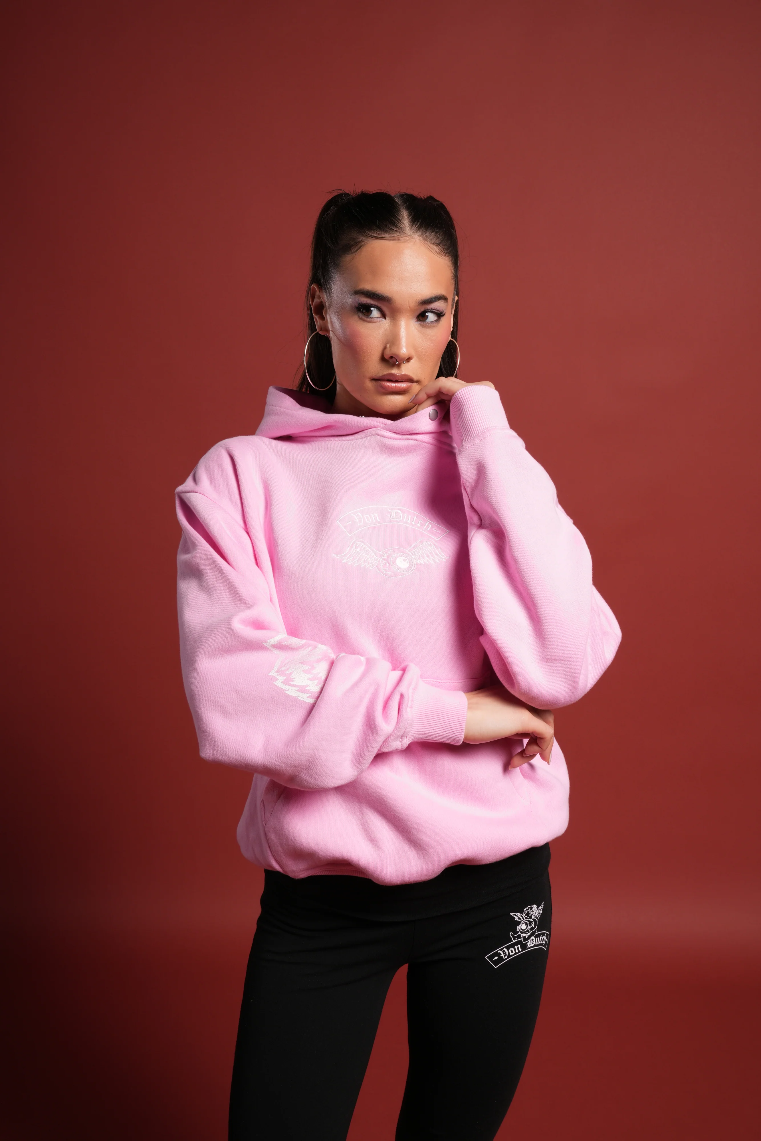Y2Kulture "Pierce" Hoodie in Bubblegum